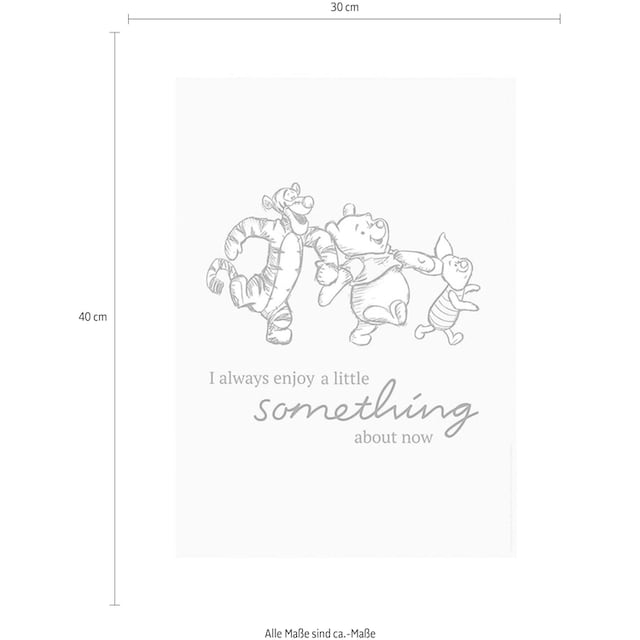 Komar Poster »Winnie Pooh Little Something«, Disney, (1 St.), Kinderzimmer,  Schlafzimmer, Wohnzimmer | BAUR