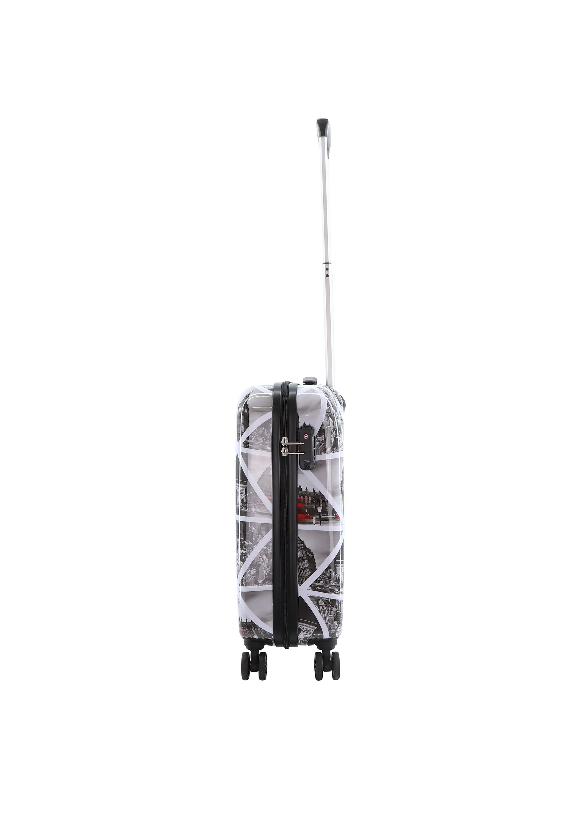 Saxoline® Koffer »Cities« mit voll integriertem Aluminium-Trolley-System