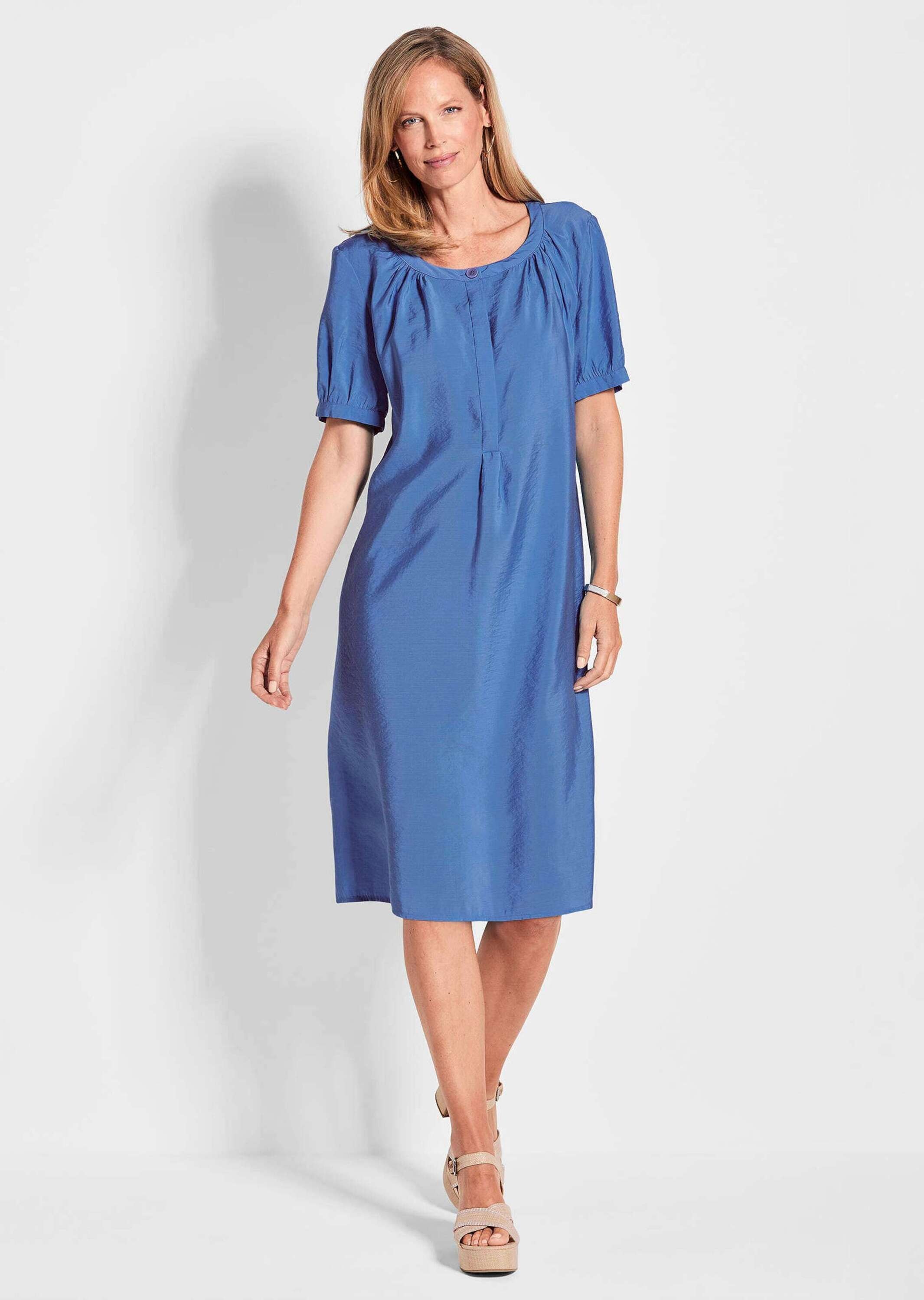 Goldner Sommerliches Midi Dress Blue 46 3