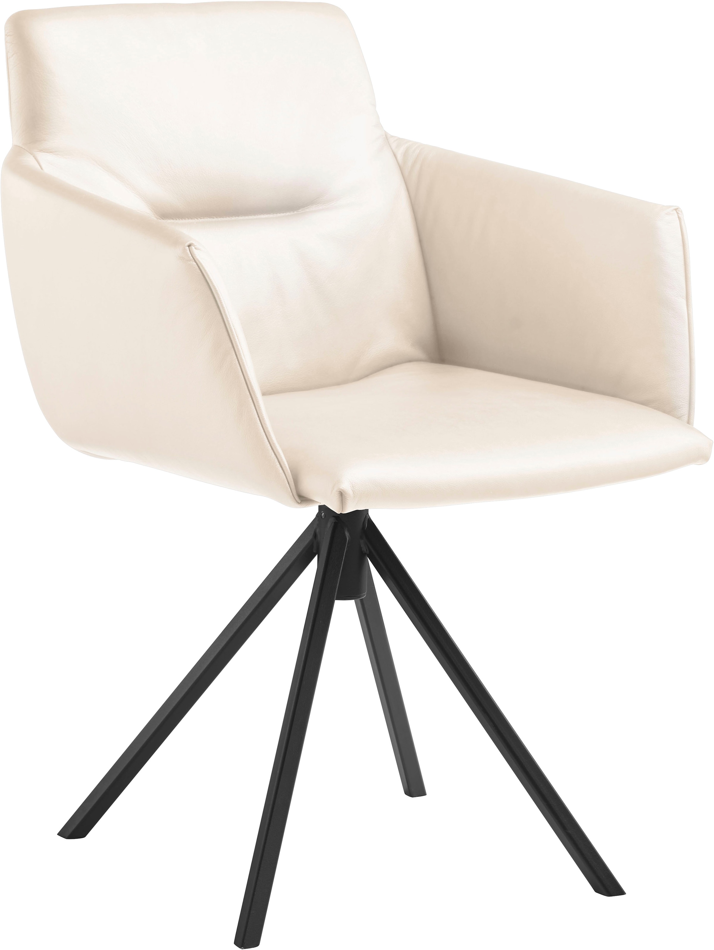 Musterring Polsterstuhl "JustB SP500" () 1 Stk.mit Armlehne, wahlweise mit Drehfunktion, Stativgestell in schwarz