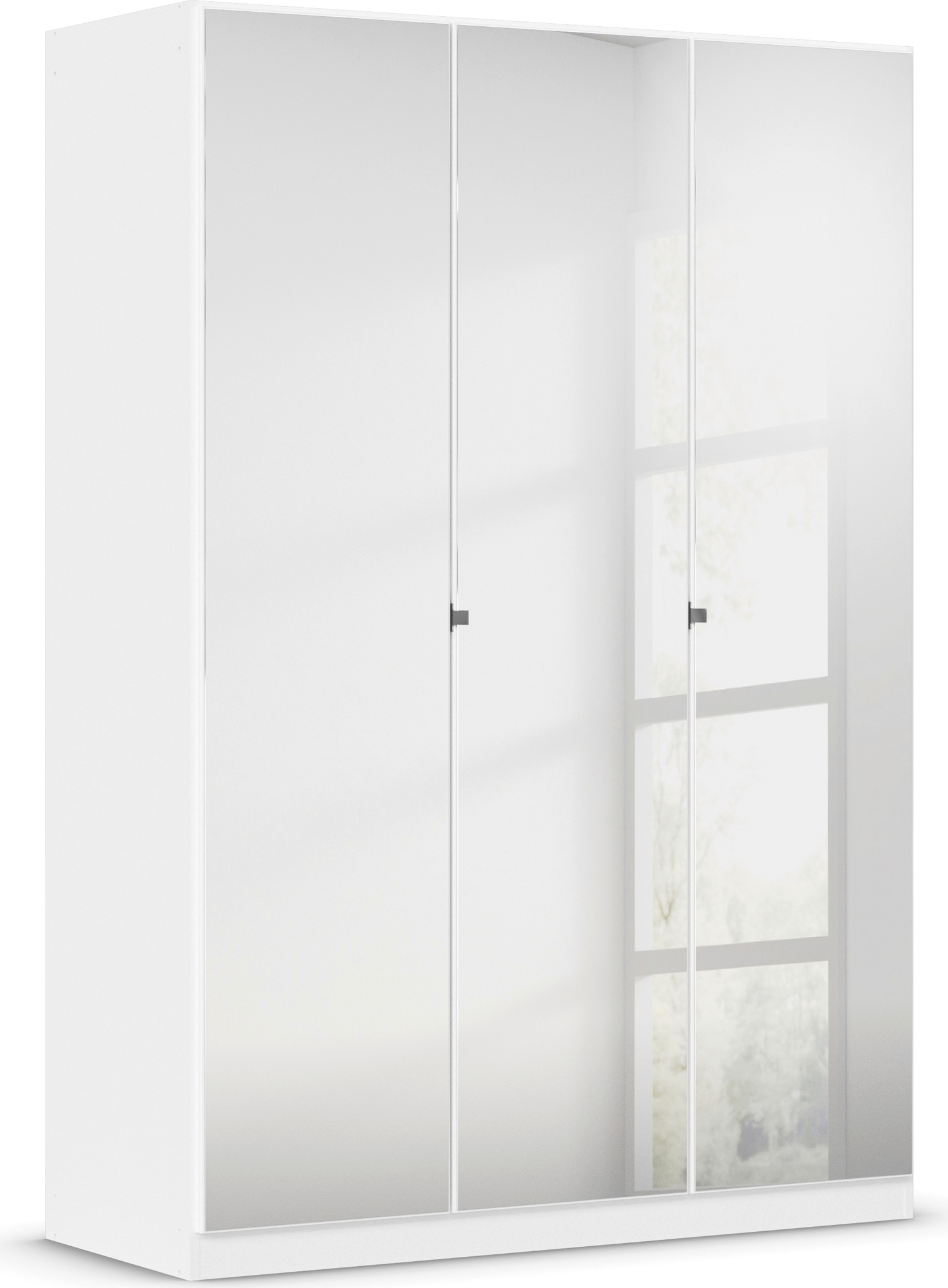 rauch Drehtürenschrank "Reflect" mit Spiegelfront, inkl. praktischer Inneneinteilung und Stoffboxen-Set