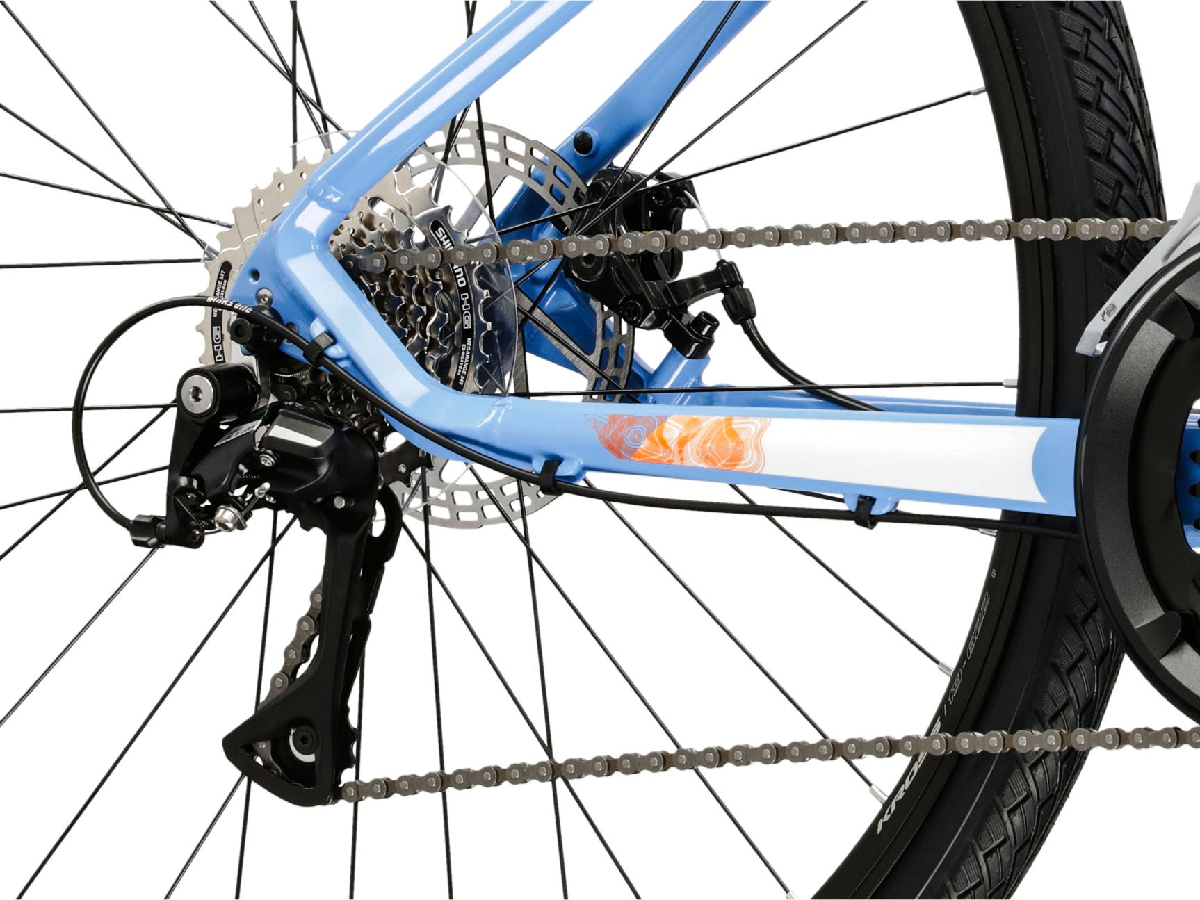 Kross Crossrad »Evado 3.0«, 16 Gang, Shimano, ACERA M3020 Schaltwerk, Kettenschaltung