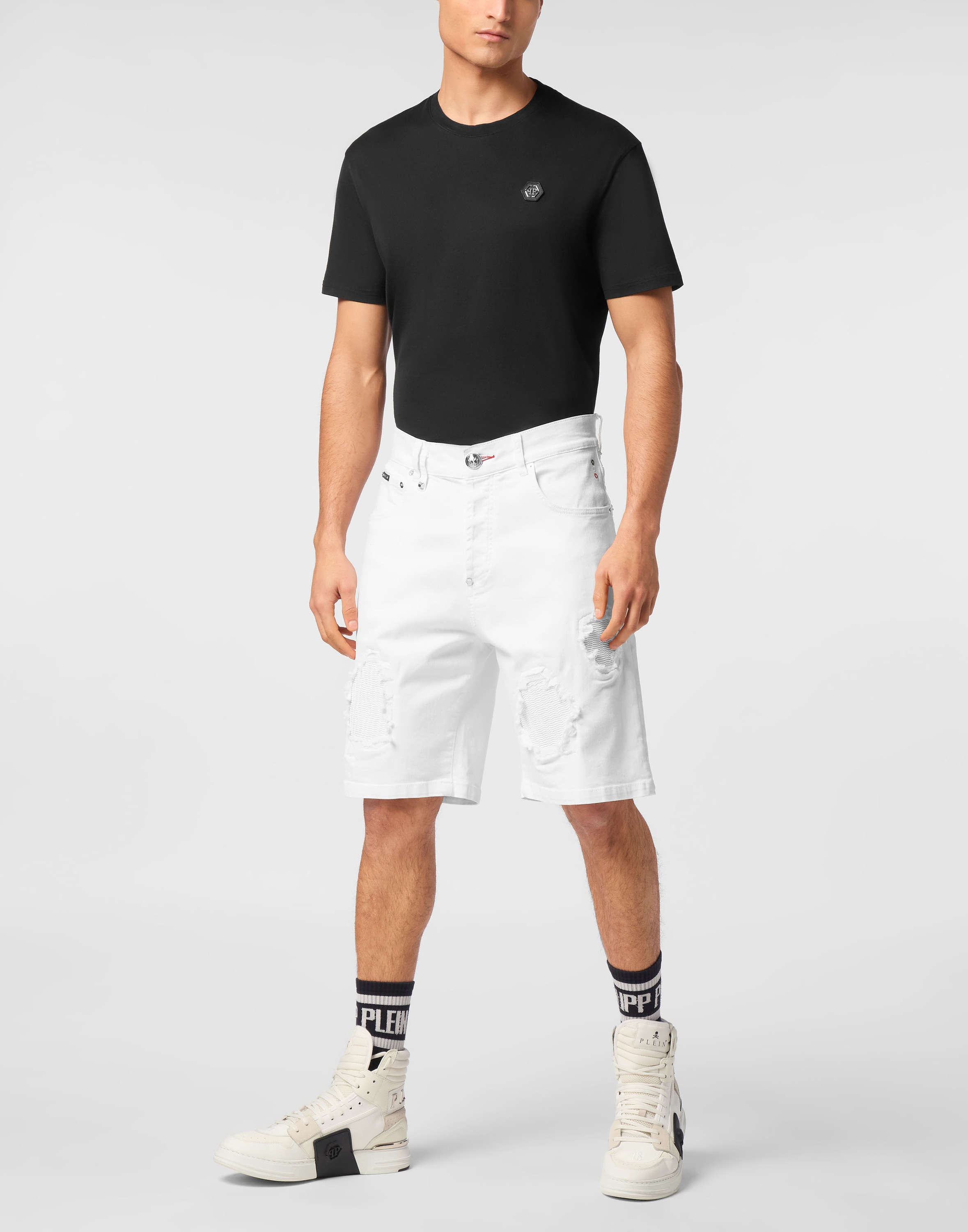 PHILIPP PLEIN Shorts »Jeansshorts«