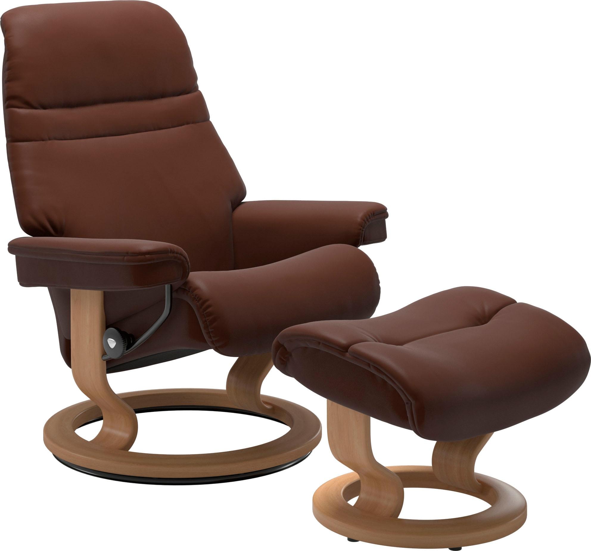 Stressless "Sunrise" Relaxsessel mit Hocker, mit Classic Base, Größe M, Ges günstig online kaufen