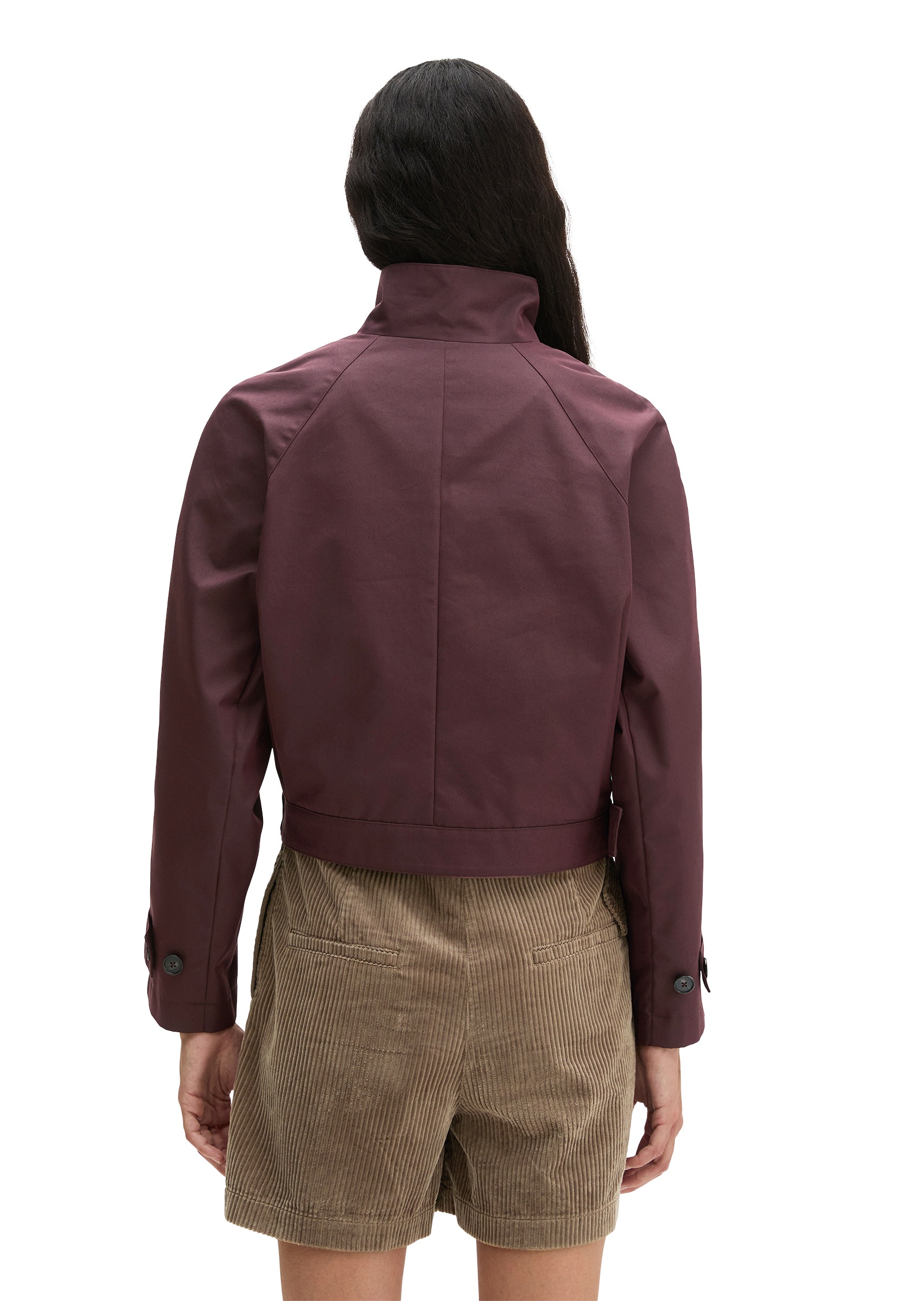 Marc O'Polo Outdoorjacke »aus Cotton-Nylon-Mix« ohne Kapuze