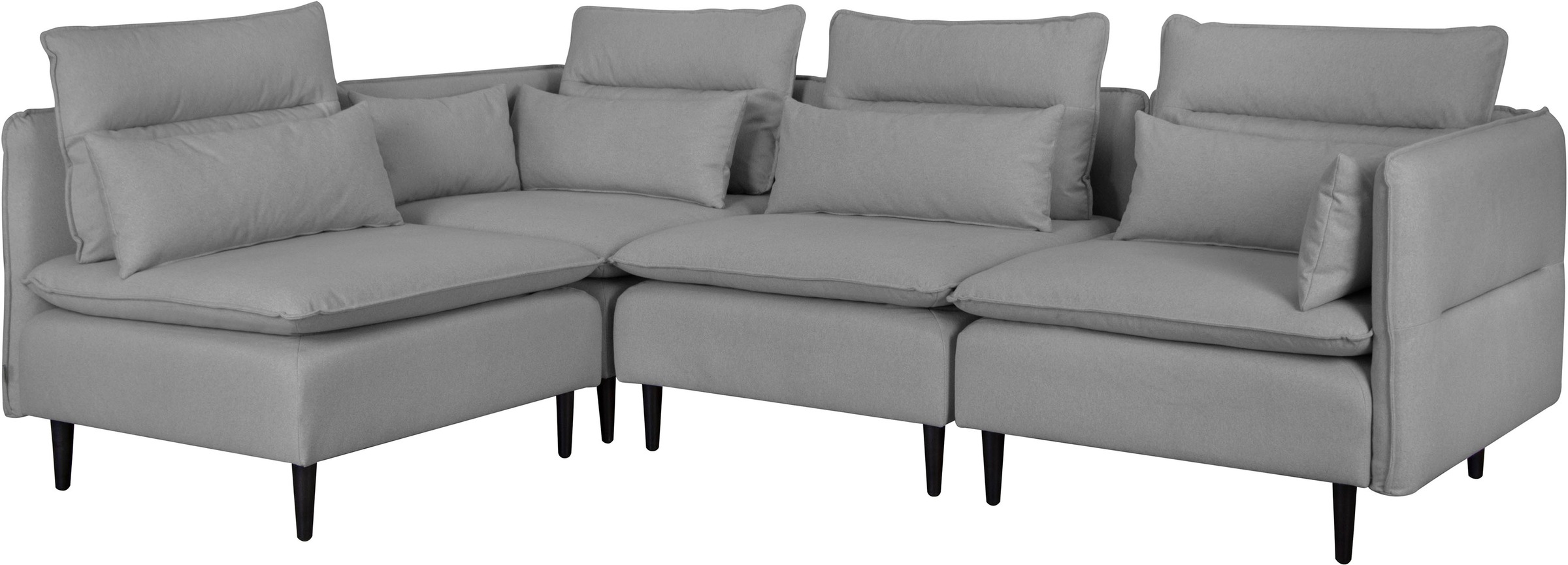 Thumbnail - andas Ecksofa "ALVIK L-Form" zusammengesetzt aus Modulen, erweiterbar mit Modulen der Serie