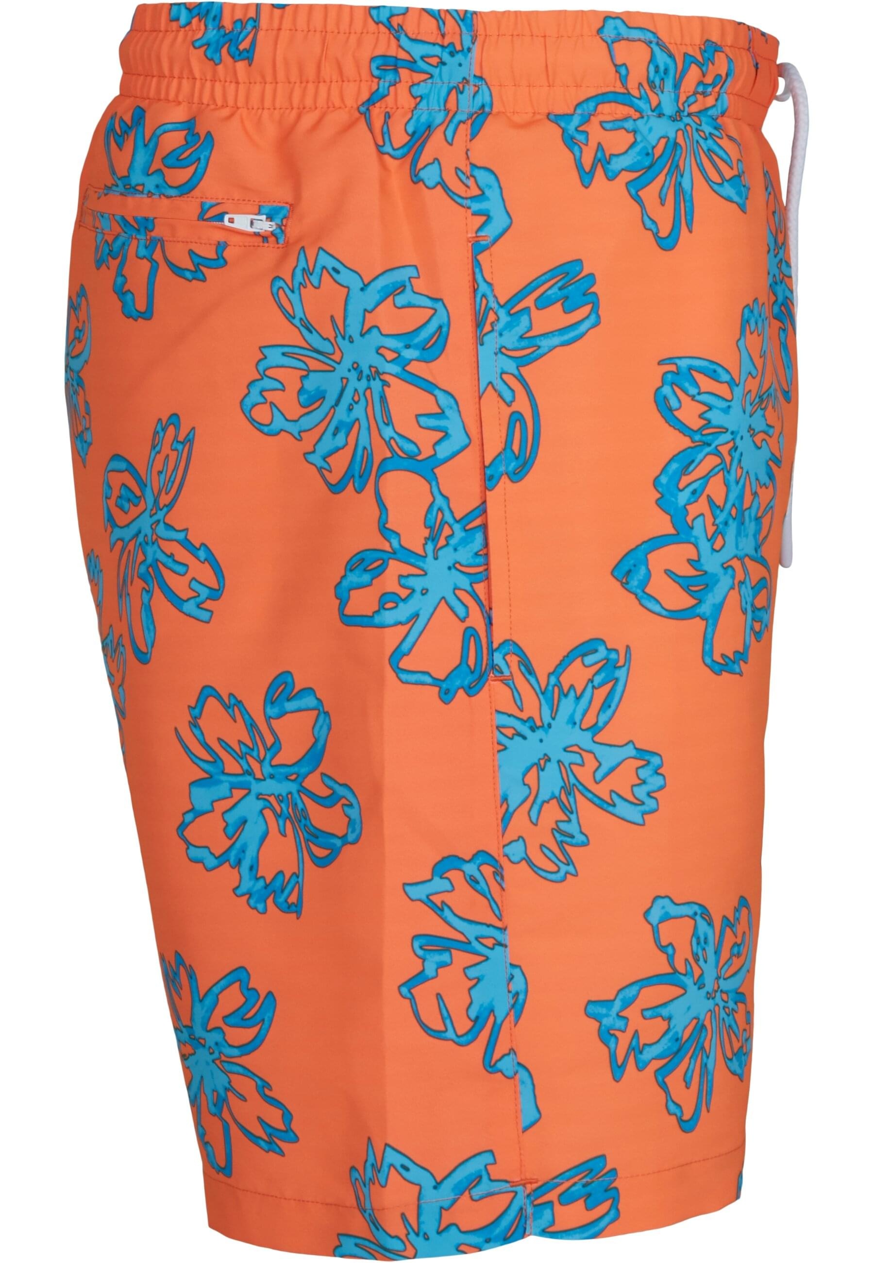 URBAN CLASSICS Badeshorts »Urban Classics Herren Floral Swim Shorts«