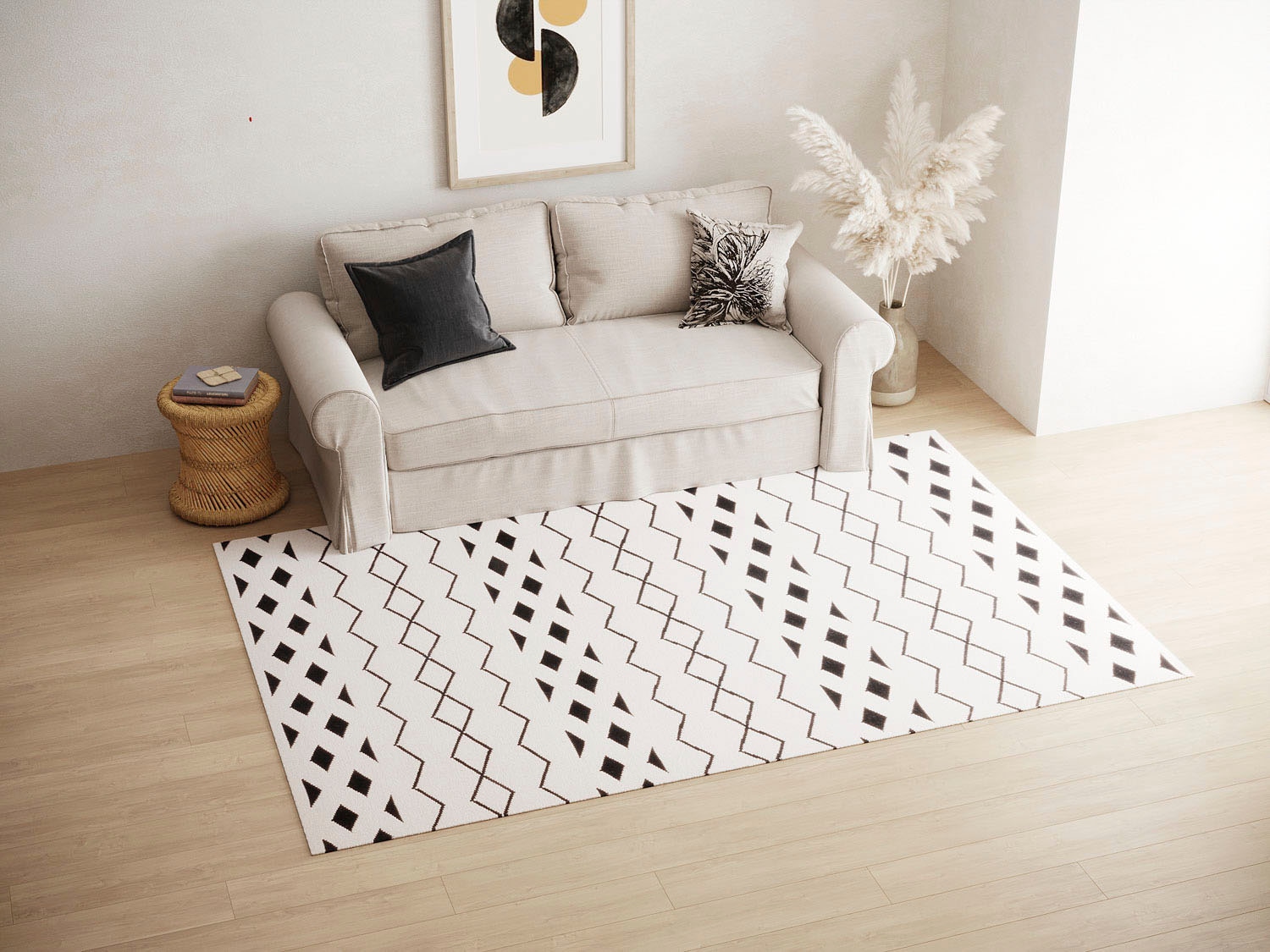 morgenland Wollteppich »Kelim Teppich - Trendy - Miami - rechteckig«, rechteckig, 7 mm Höhe, Wendeteppich
