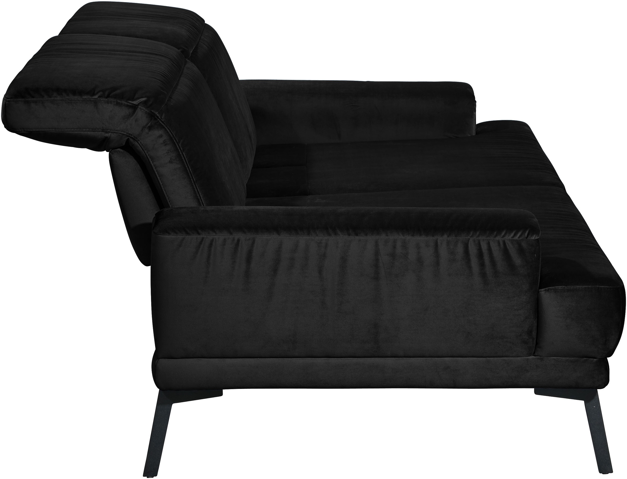 Musterring 2-Sitzer »MR 4580«, inkl. Kopf- und Sitztiefenverstellung, Fuß schwarz, B198 x T103 cm