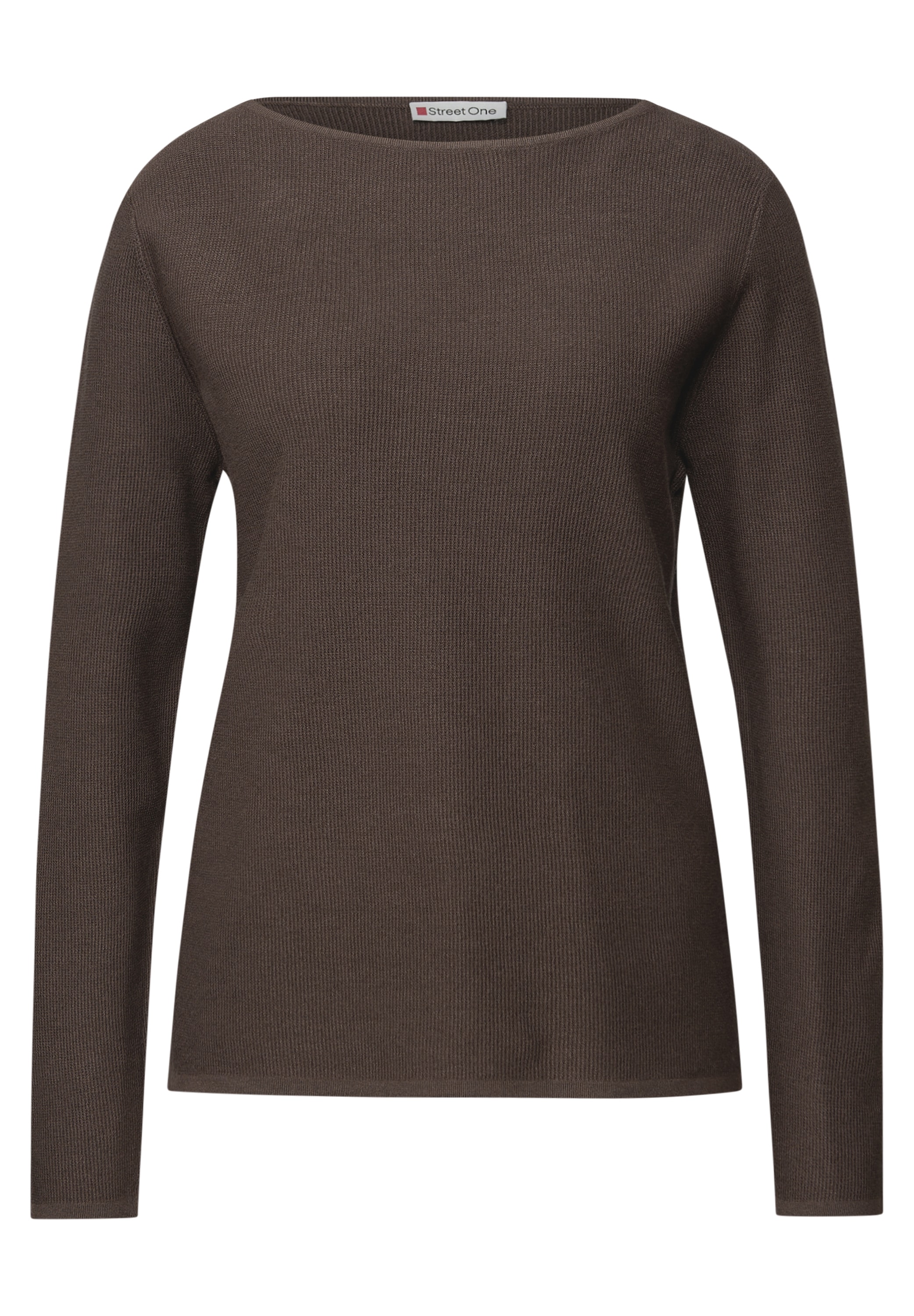 STREET ONE Strickpullover, mit U-Boot-Ausschnitt