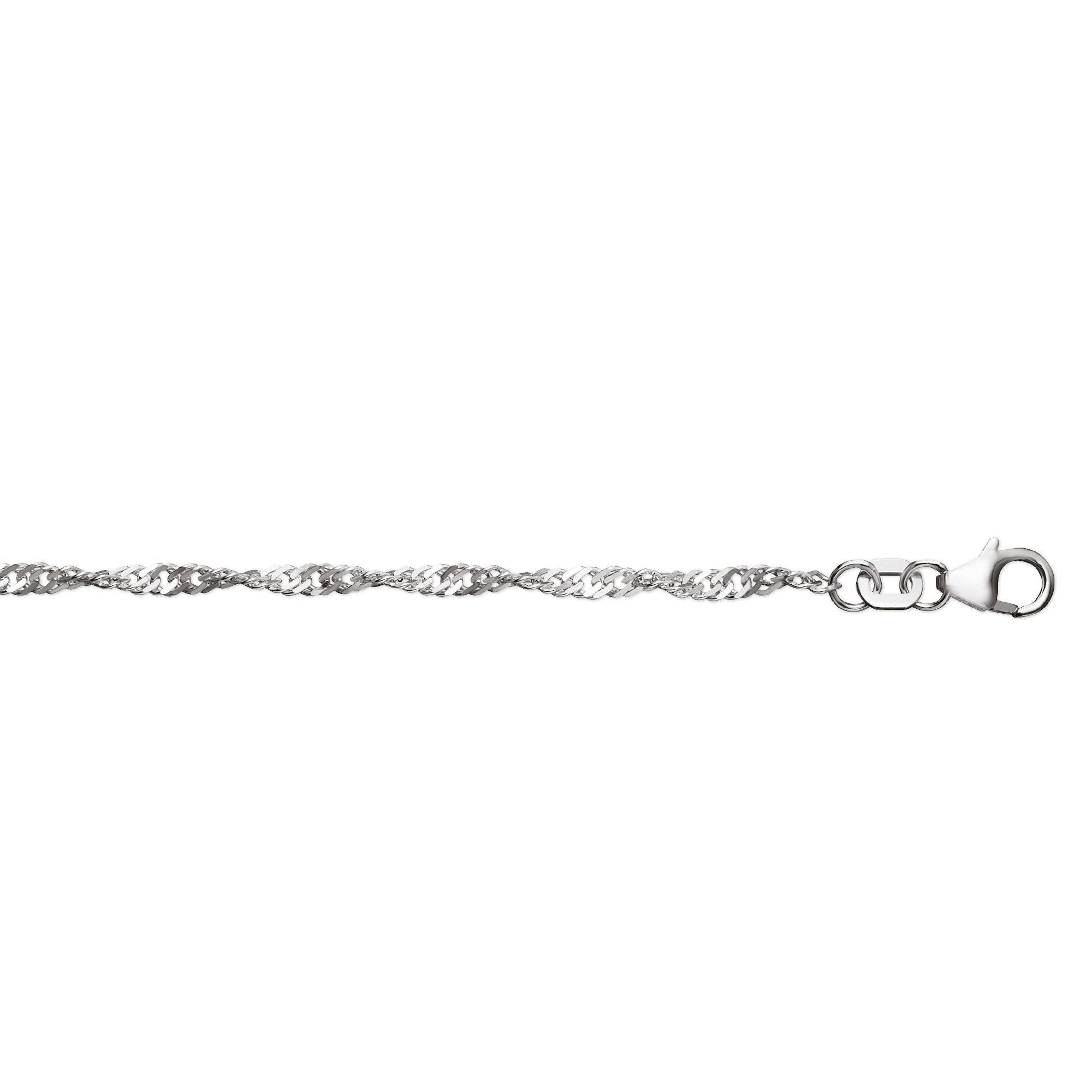 Fußkette »Fußkettchen aus 925 Silber 25 cm Ø 2,40 mm mm«, Damen Silber Schmuck