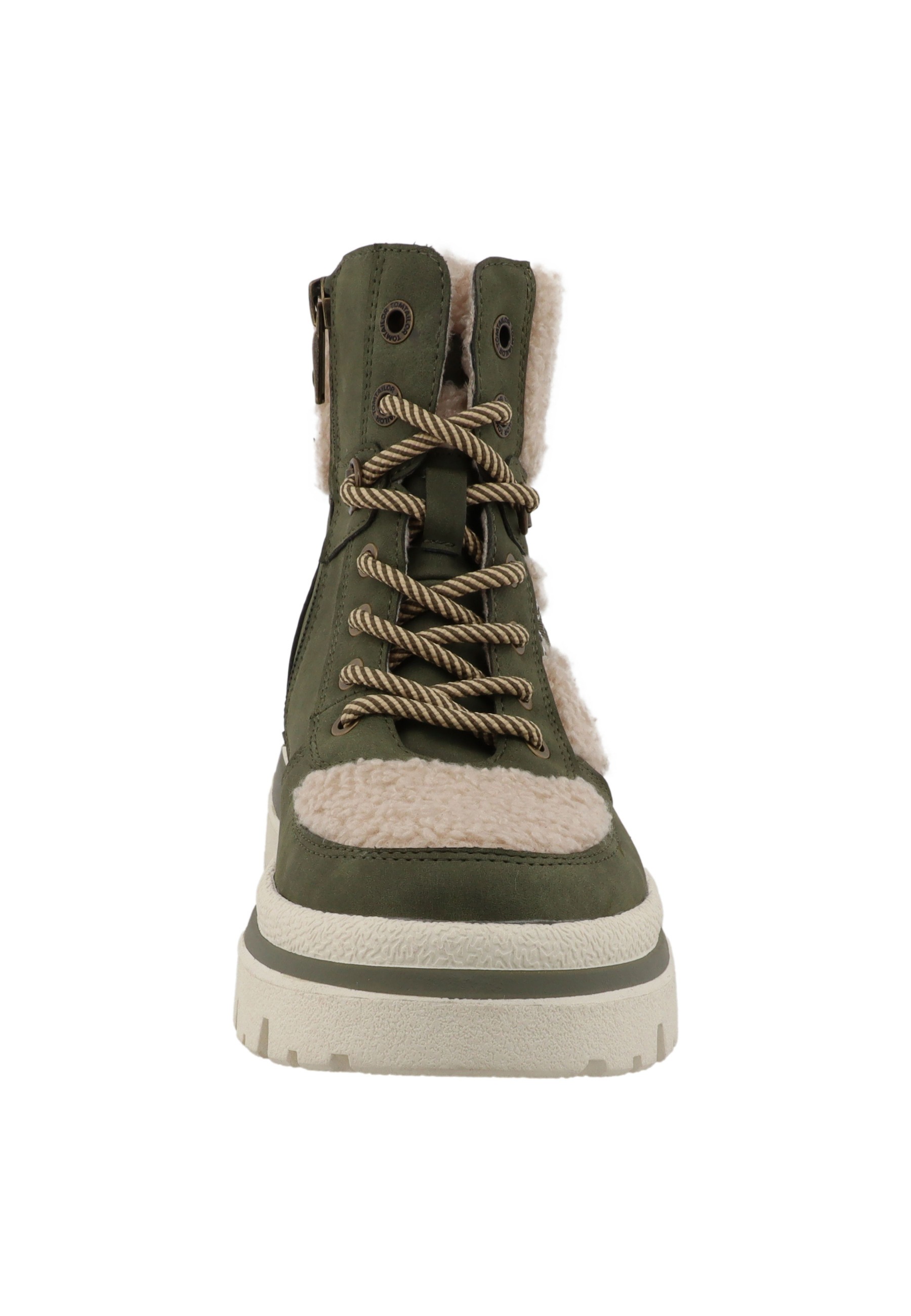 Stiefel TOM TAILOR "Tom Tailor Winter Boots", Damen, Gr. 38, khaki, Schuhe Stiefel