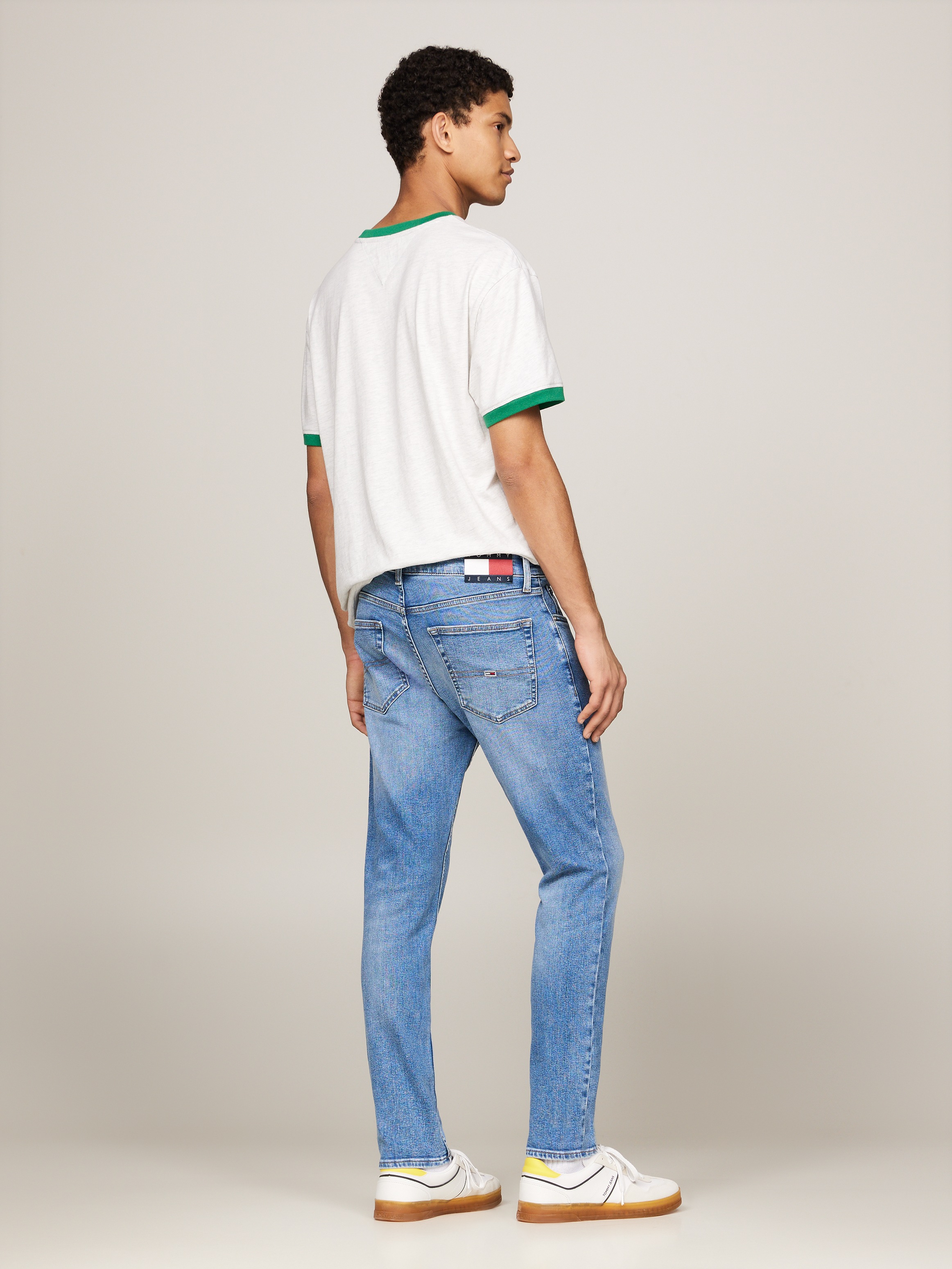 Tommy Jeans pour homme. DM0DM21052 Jean skinny bleu Scanton (34/34), Casuel, Coton, Denim 8