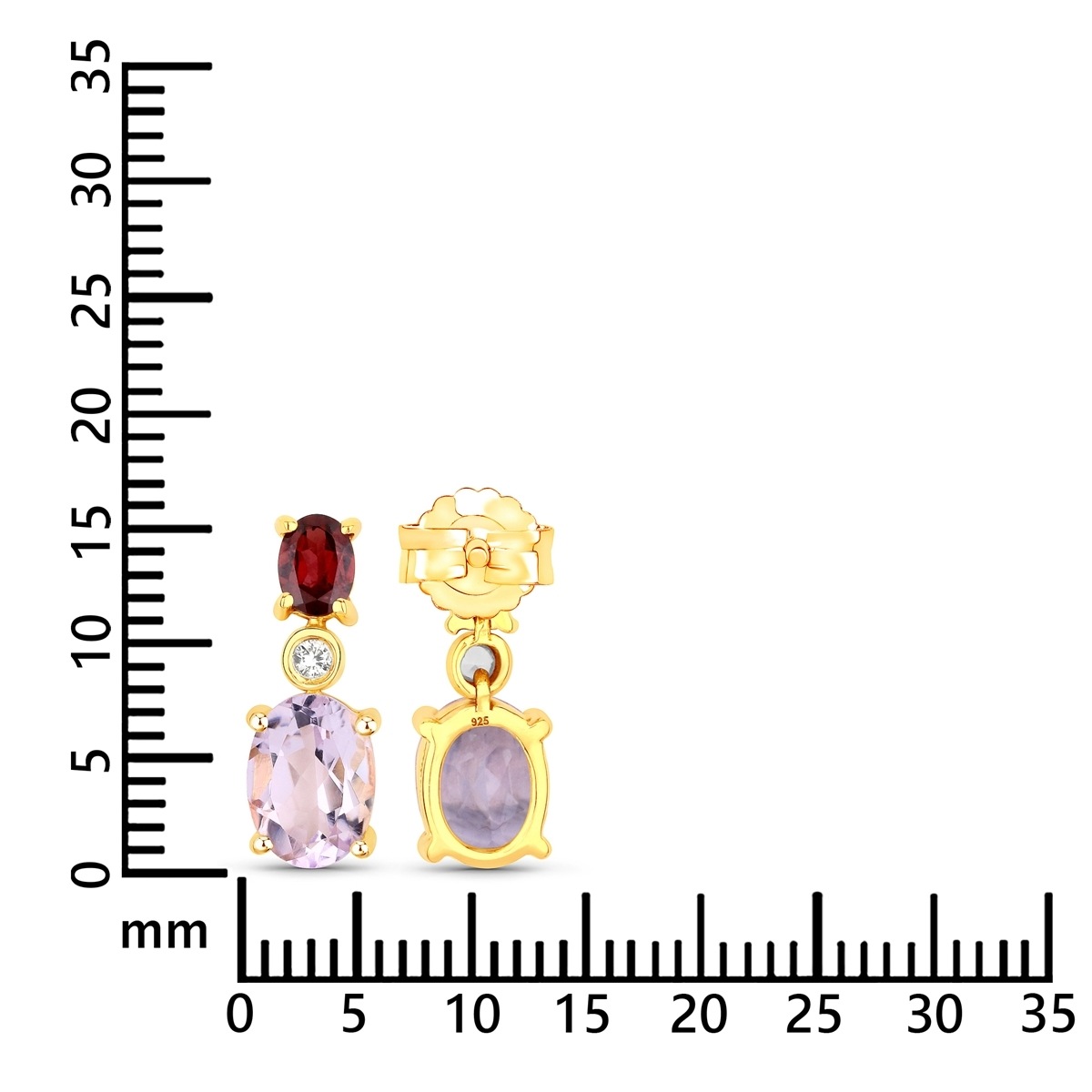 Rafaela Donata Paar Ohrhänger »Set: K81« aus Sterling Silber