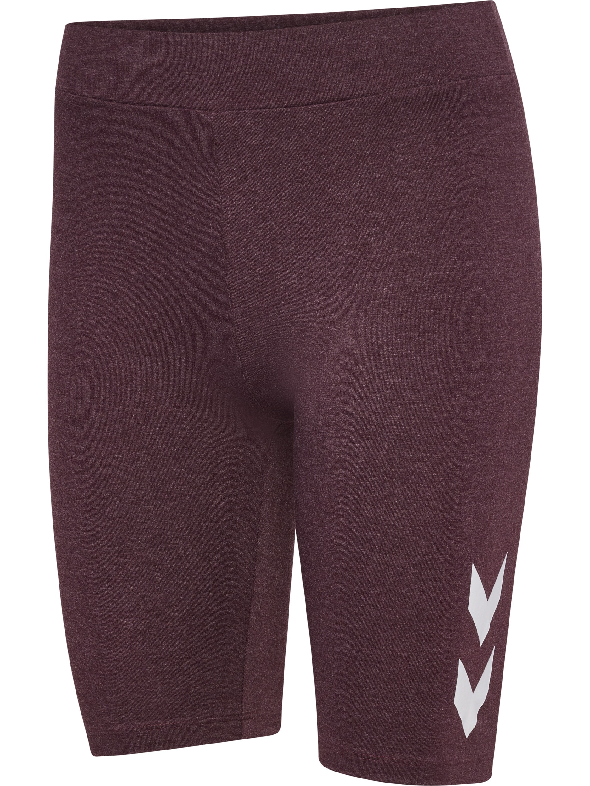 hummel Trainingstights "HMLPULSE LOGO MW SHORT TIGHTS" atmungsaktiv, mit Elasthan-Anteil, schnell trocknend