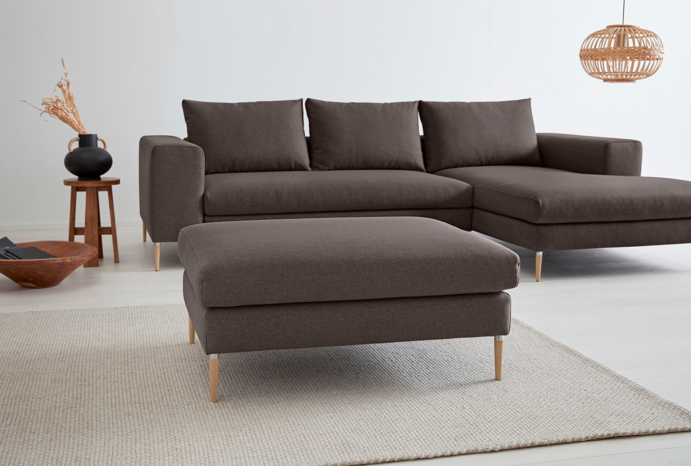 OTTO products Hockerbank »Finnja«, mit Recycling-Bezug