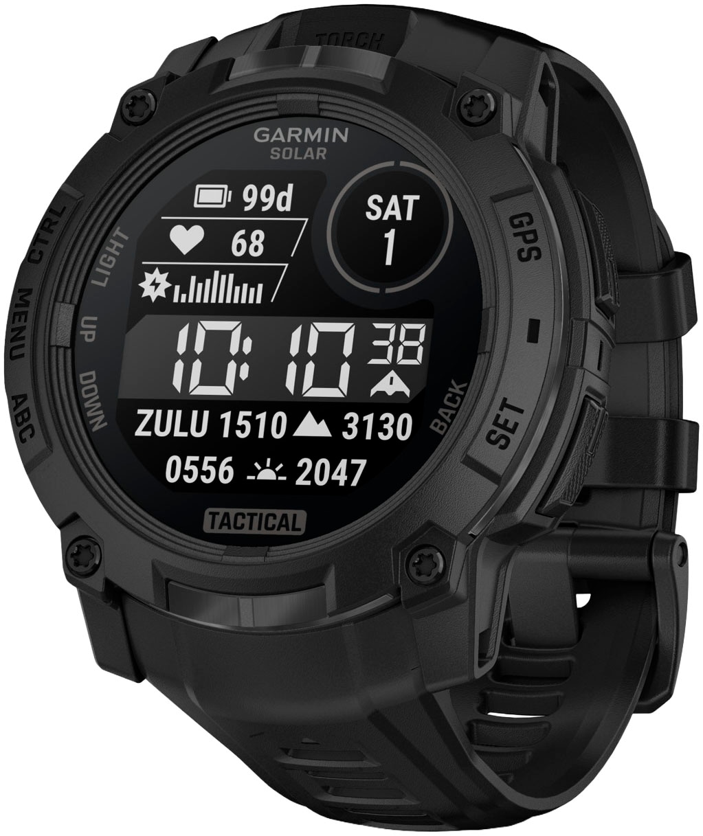 Garmin Schwarz Schwarz Smartwatch "Instinct 3 Solar Tactical Edition"(50/ 13 ″) von Baur - Image 5