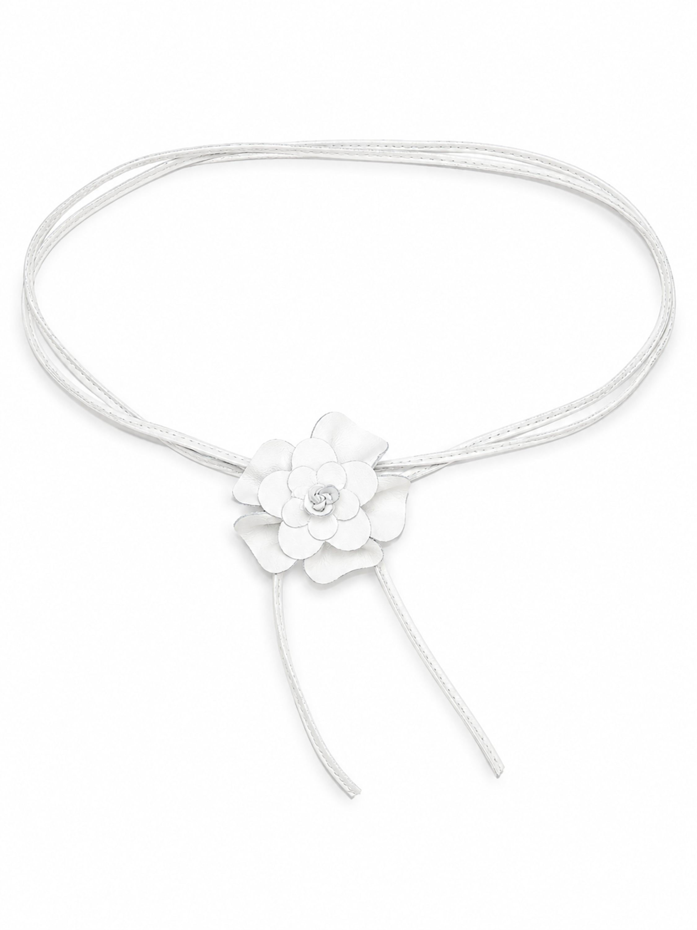 COLLEZIONE ALESSANDRO "Blüte" Lederband mit echt Leder Blüte