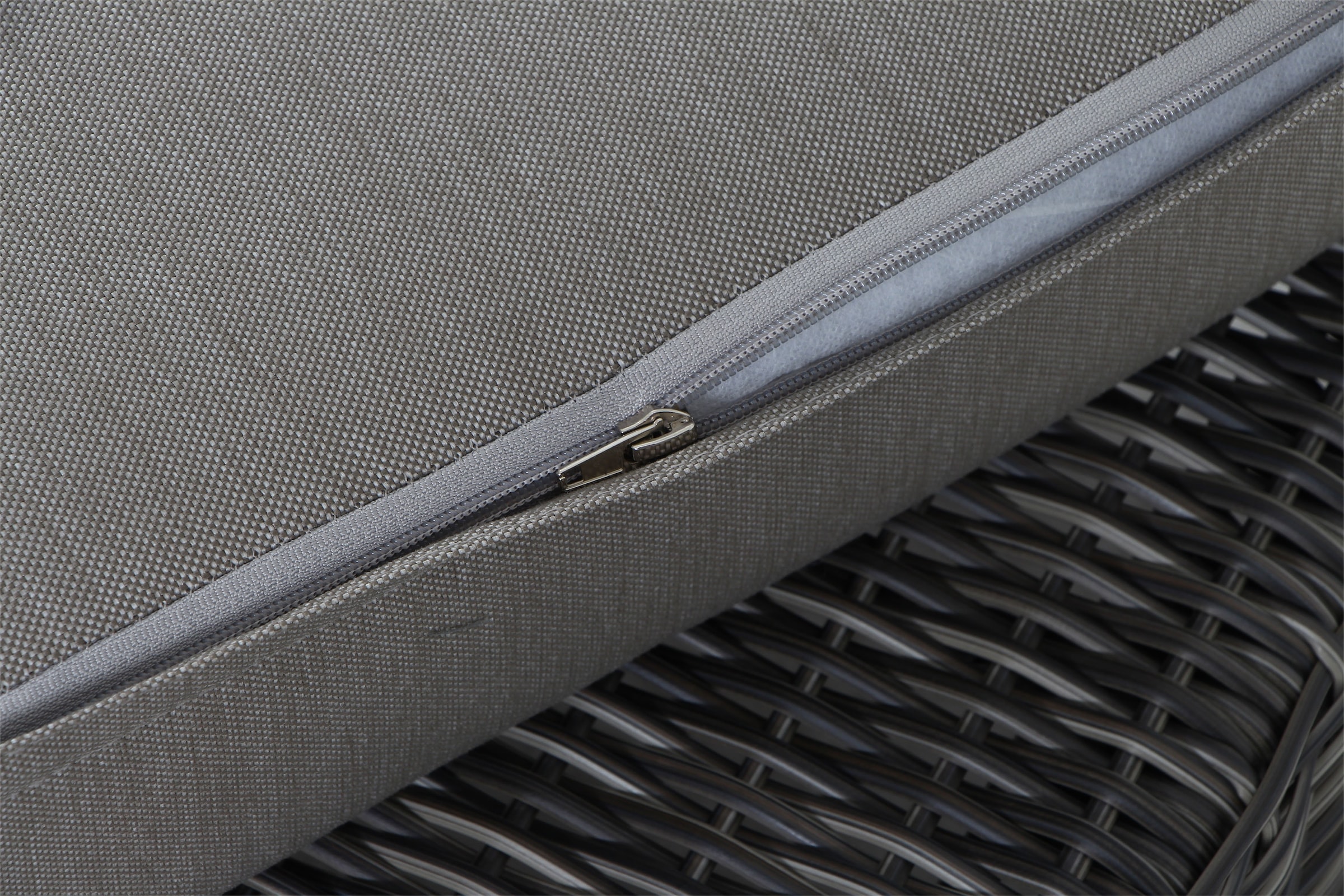 Siena Garden Gartenlounge-Hocker »CORIDO« Gestell Aluminium matt anthrazit inkl. Kissen, charcoal grey