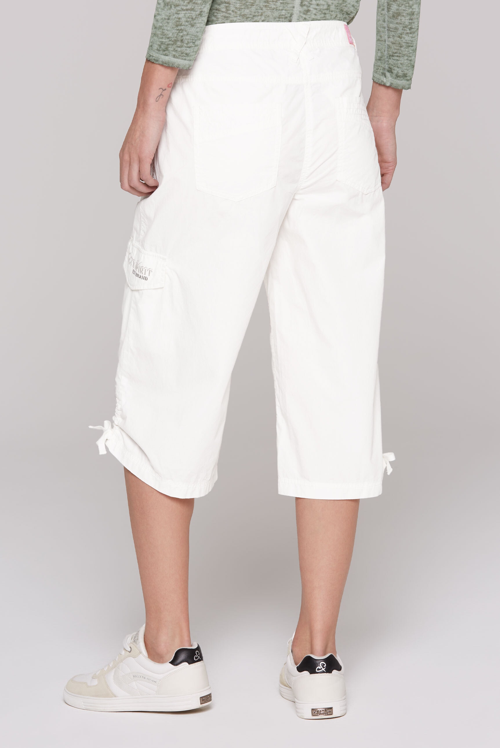 SOCCX Shorts, mit Bindeband am Saum