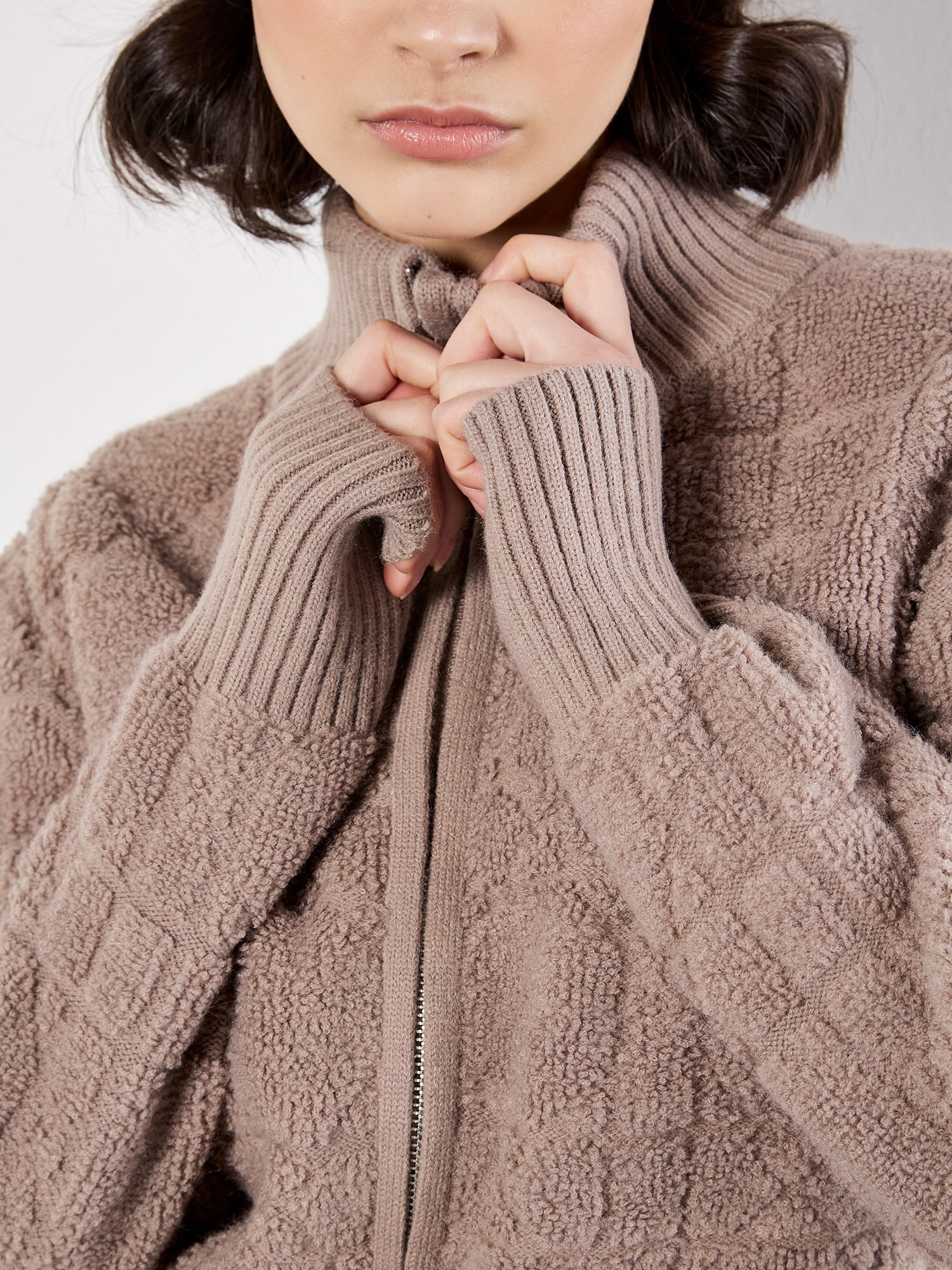 Apricot Cardigan »Kurzjacke« aus Bouclé