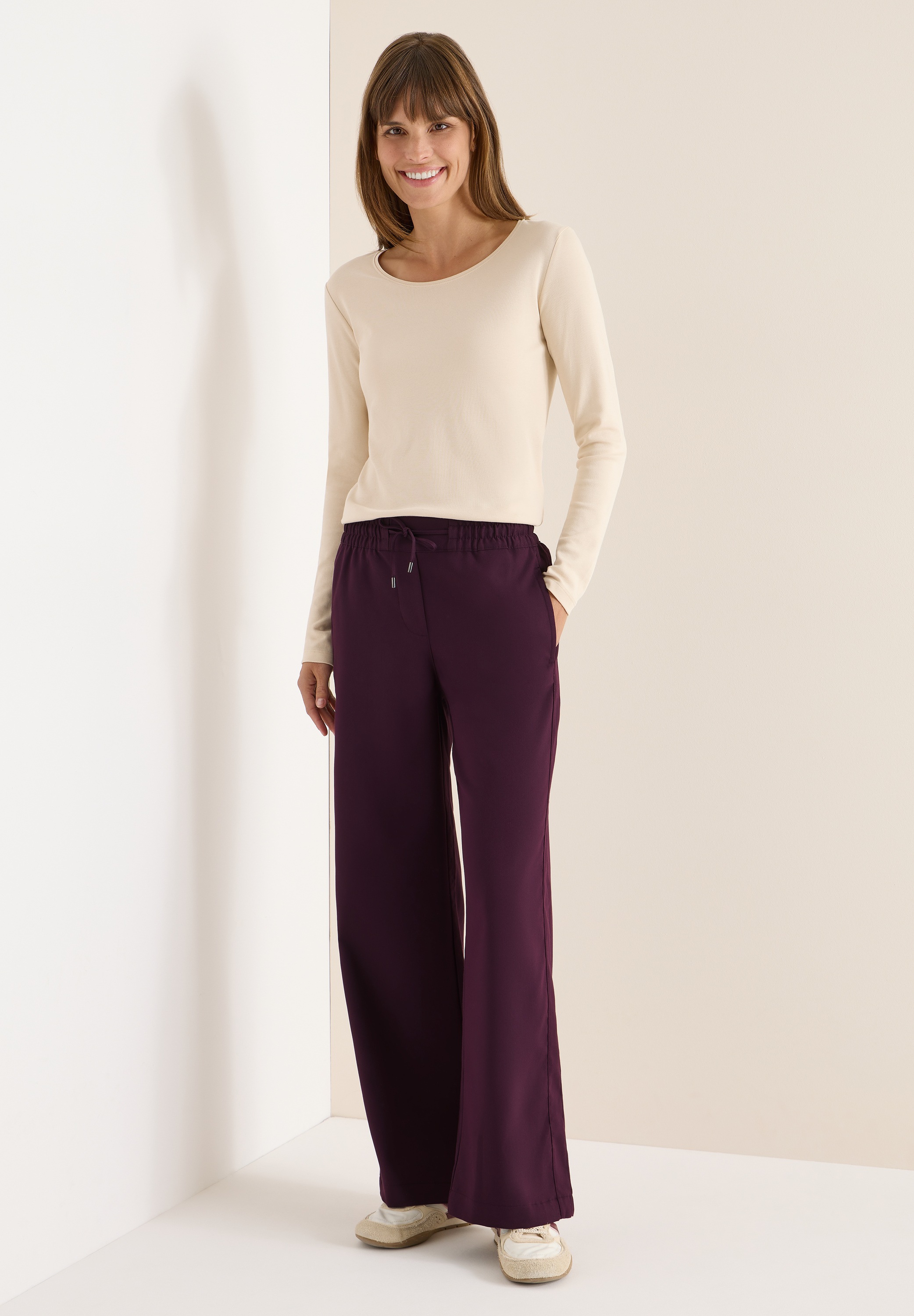 Thumbnail - Cecil Marlene-Hose im Loose Fit