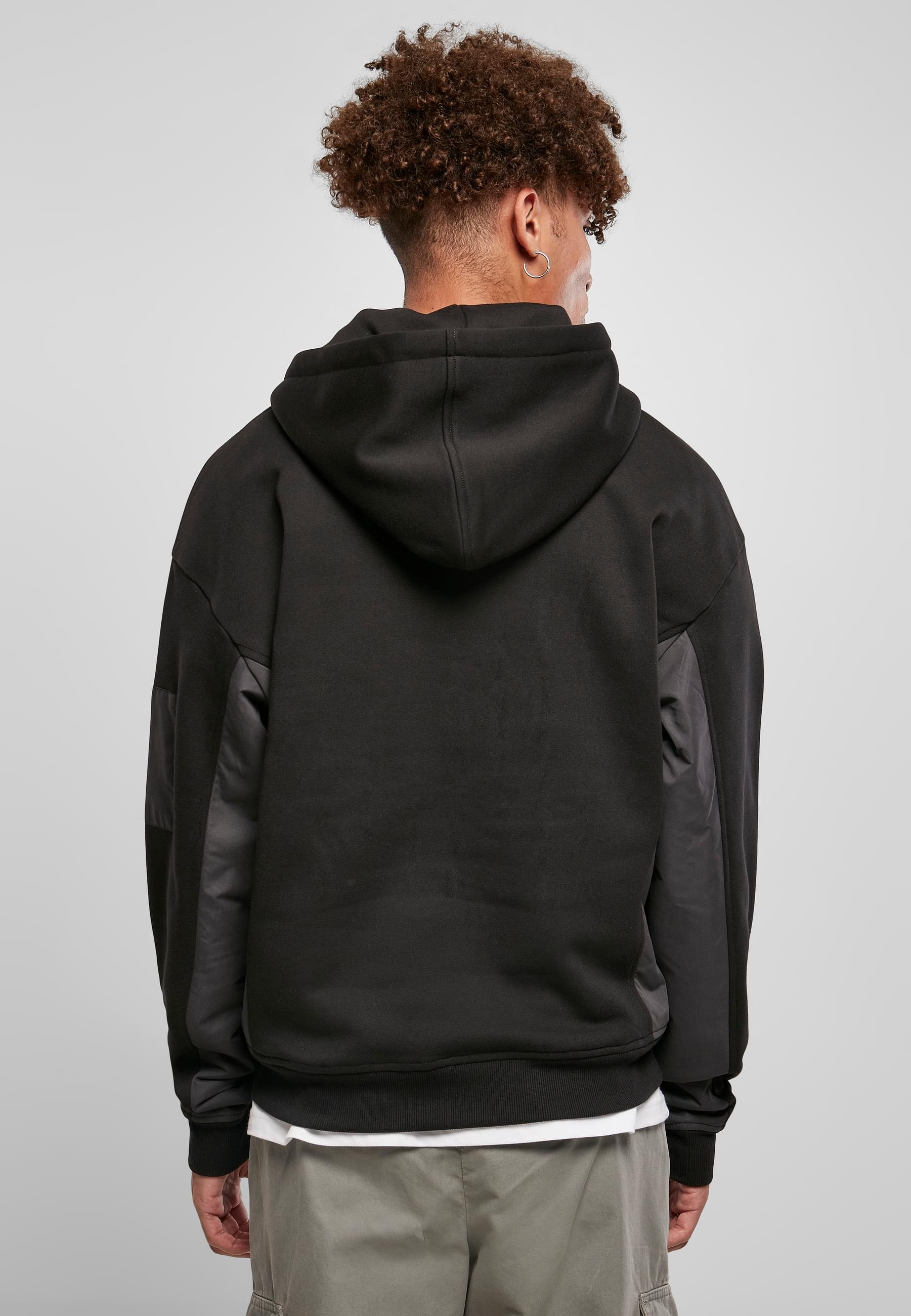 URBAN CLASSICS Kapuzensweatshirt »Urban Classics Herren Military Bomber Hoody«, (1 tlg.)