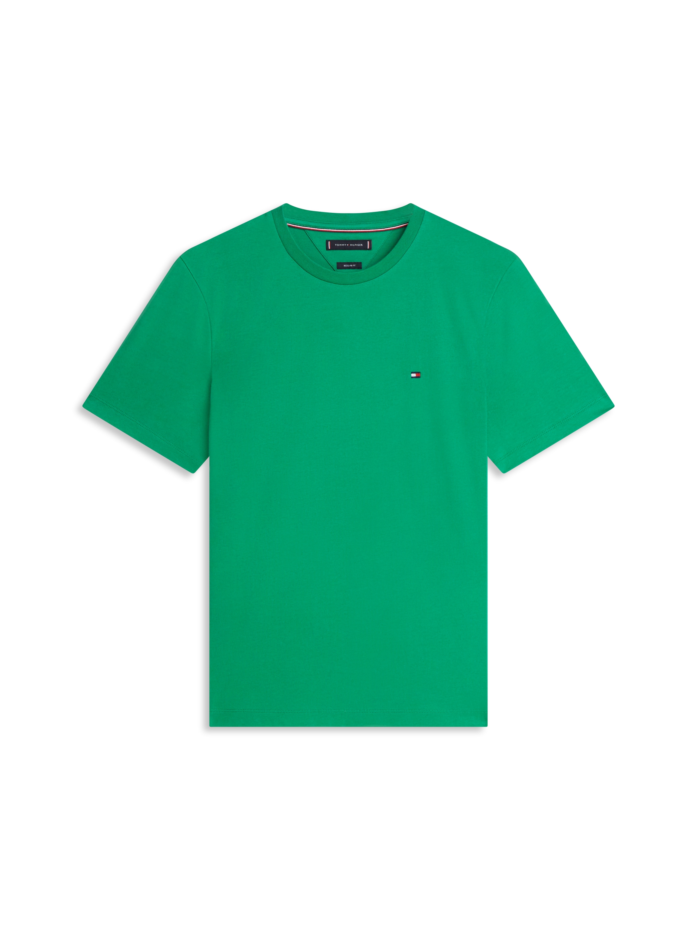 Tommy Hilfiger T-Shirt "ESSENTIAL REGULAR FIT SOLID mit Stickerei" unifarbe günstig online kaufen
