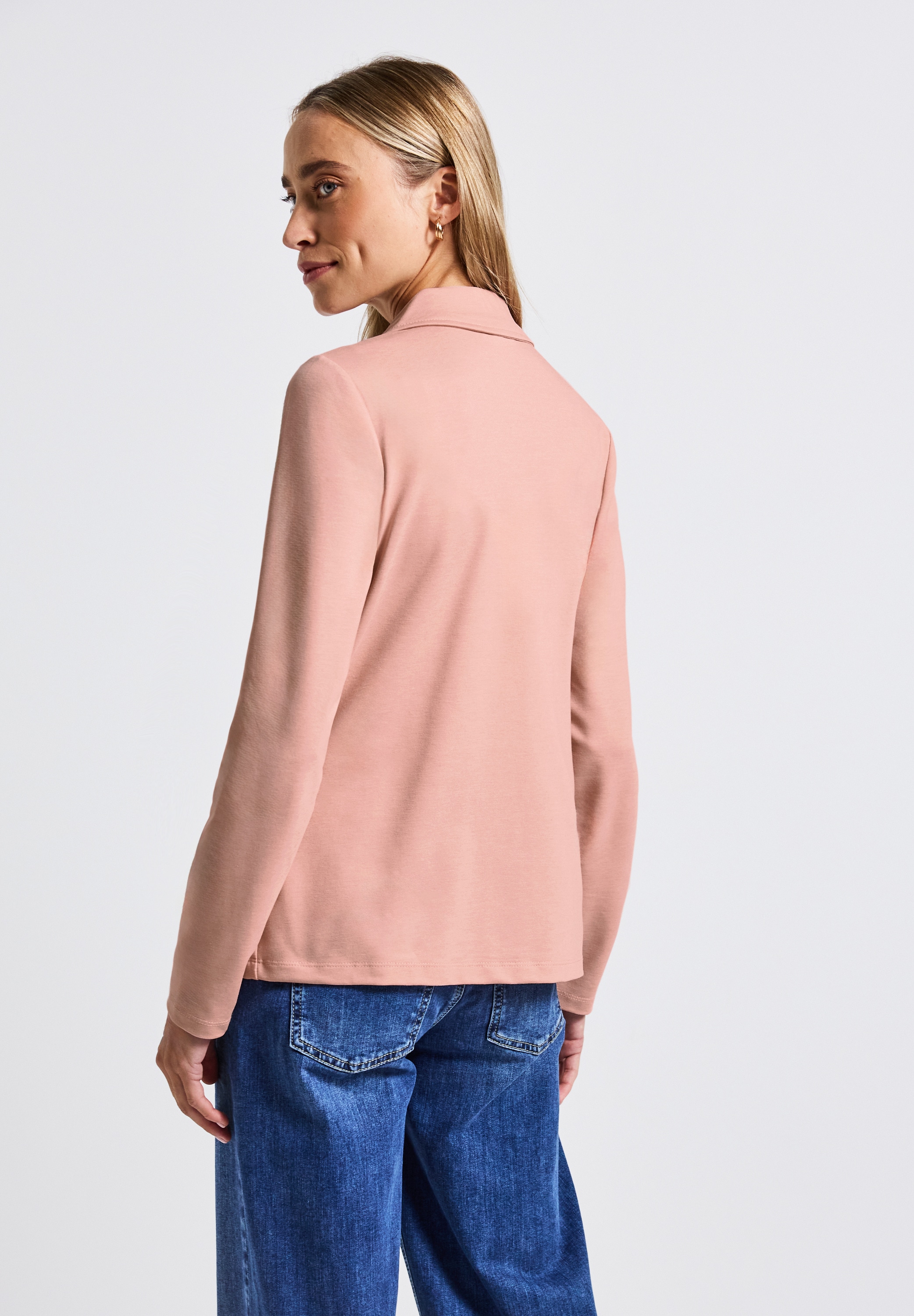 STREET ONE Kurzblazer, aus Baumwolle mit Stretchanteil