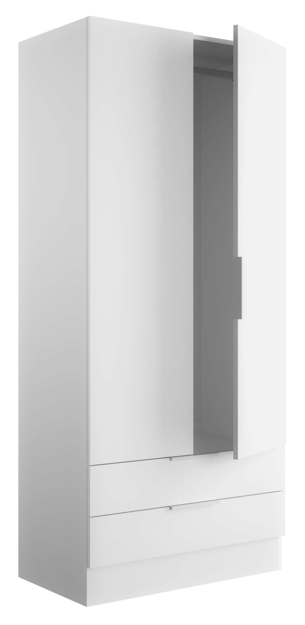 Composad Garderobenschrank »Espresso,Kleiderschrank, Raumsparschrank, Multifunktionsschrank«, (1 St.), mit 2 Türen und 2 Schubladen
