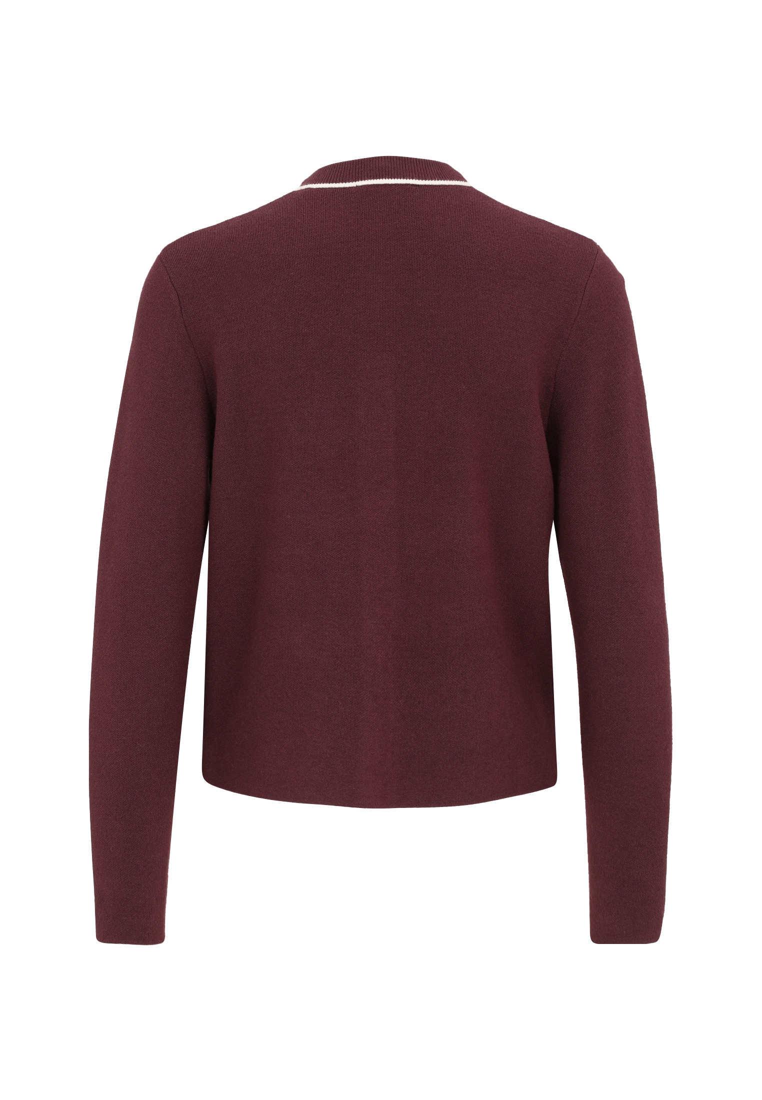 Zero Strickjacke »zero Damen Strickjacke mit Ziertaschen«, Knopfleiste