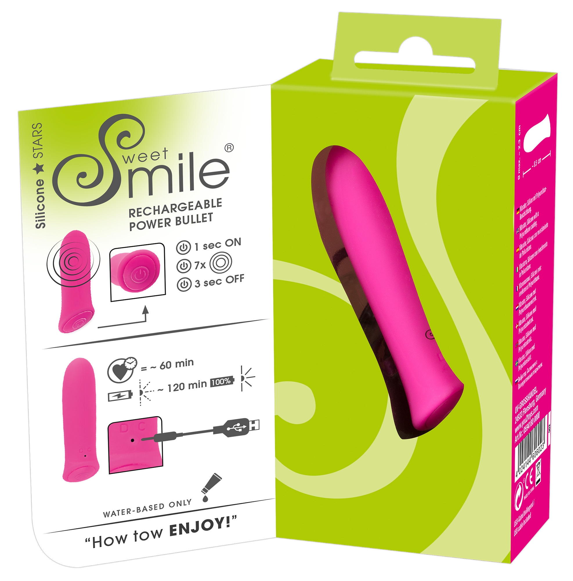 Sweet Smile Vibrator »Vibrator Rechargeable Power Bullet«
