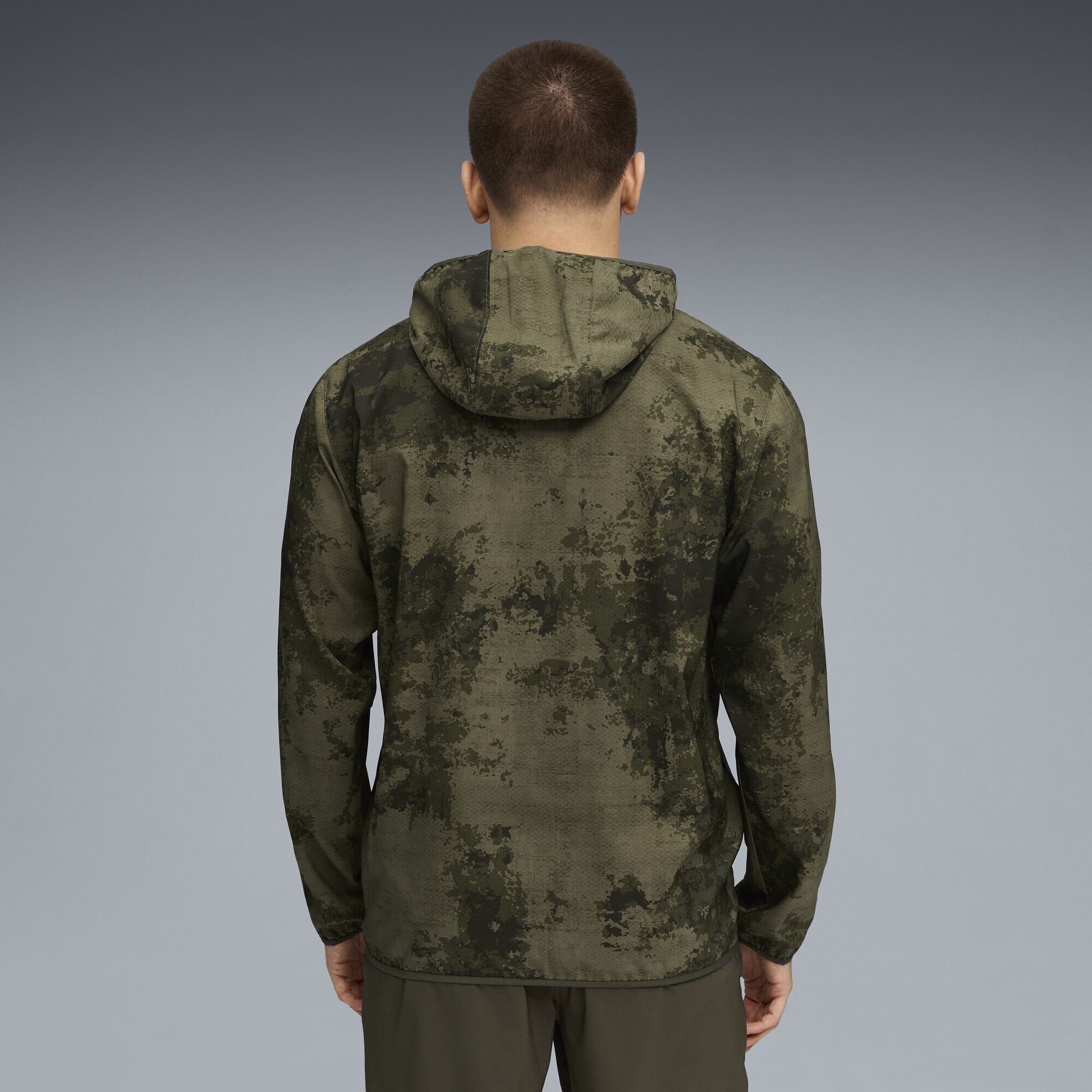 PUMA Trainingsjacke »TAD ESSENTIALS AOP Gewebte Jacke Herren«