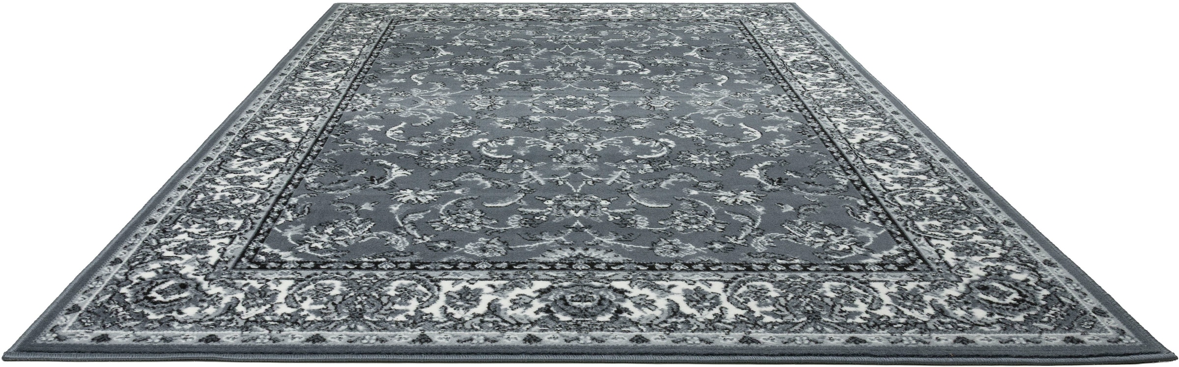 OTTO home Teppich »Ezzo, mit Bordüre, Kurzflor, Made in Belgium«, rechteckig, 7 mm Höhe, Orient-Optik, Teppich, Wohnzimmer, Esszimmer, Schlafzimmer