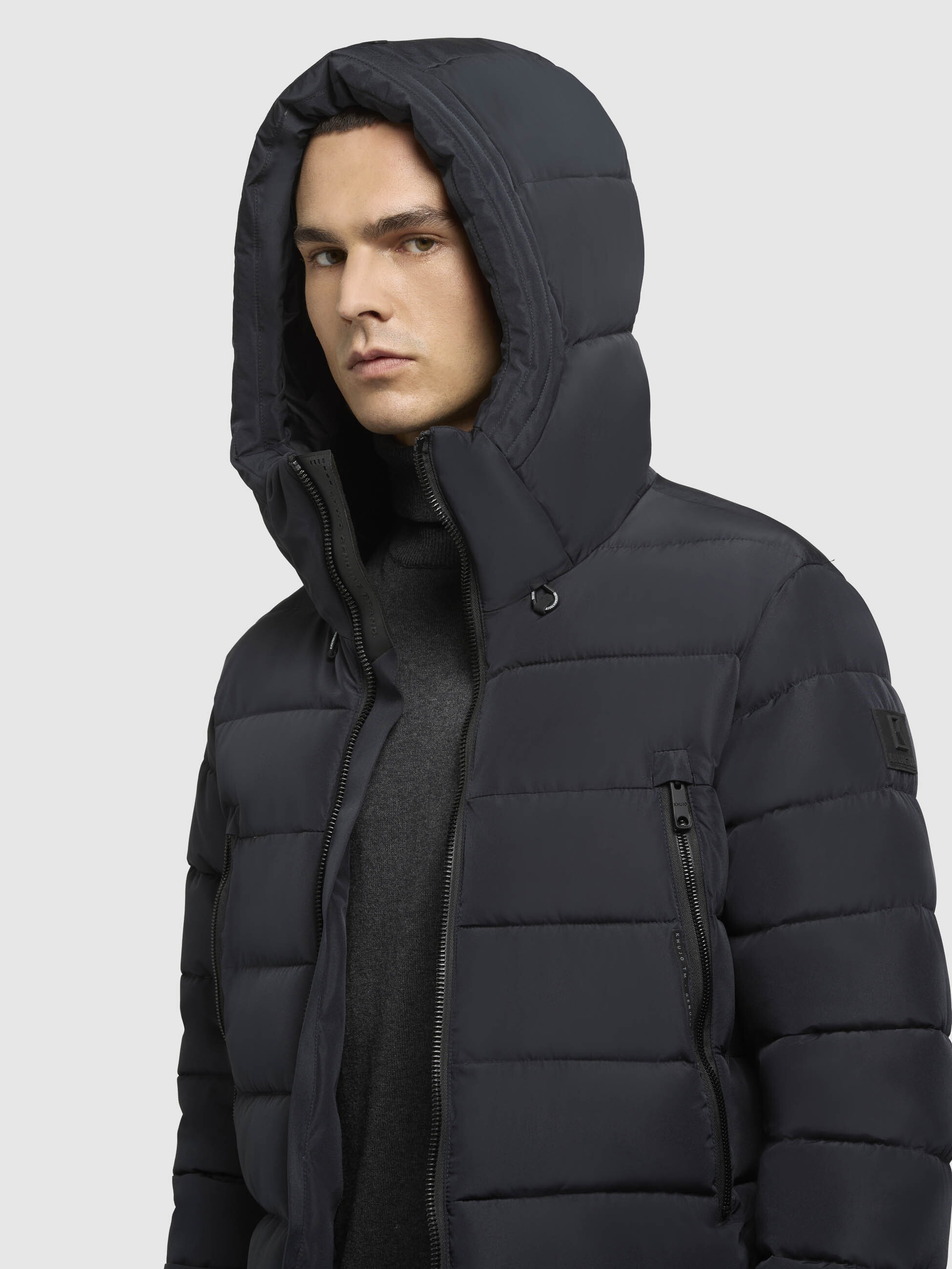 khujo Steppjacke »WOU«, mit Kapuze