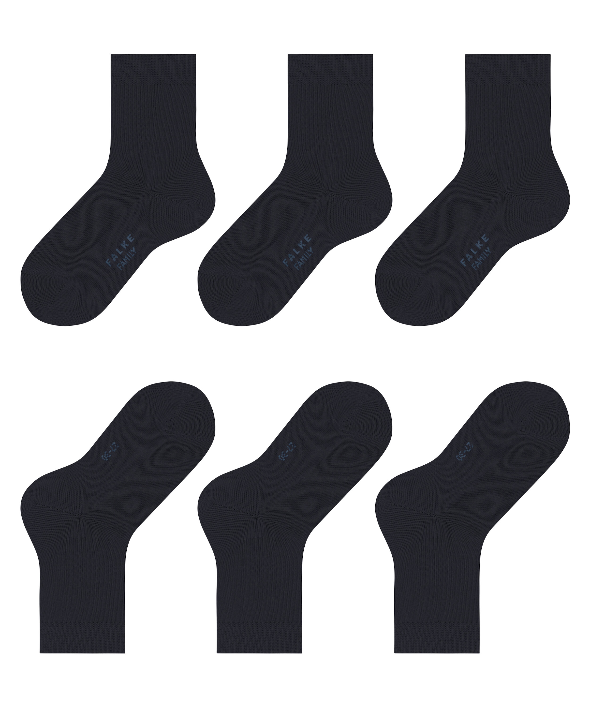 FALKE Socken »Family«, (3 Paar, 3er Pack), mit Baumwolle, atmungsaktiv