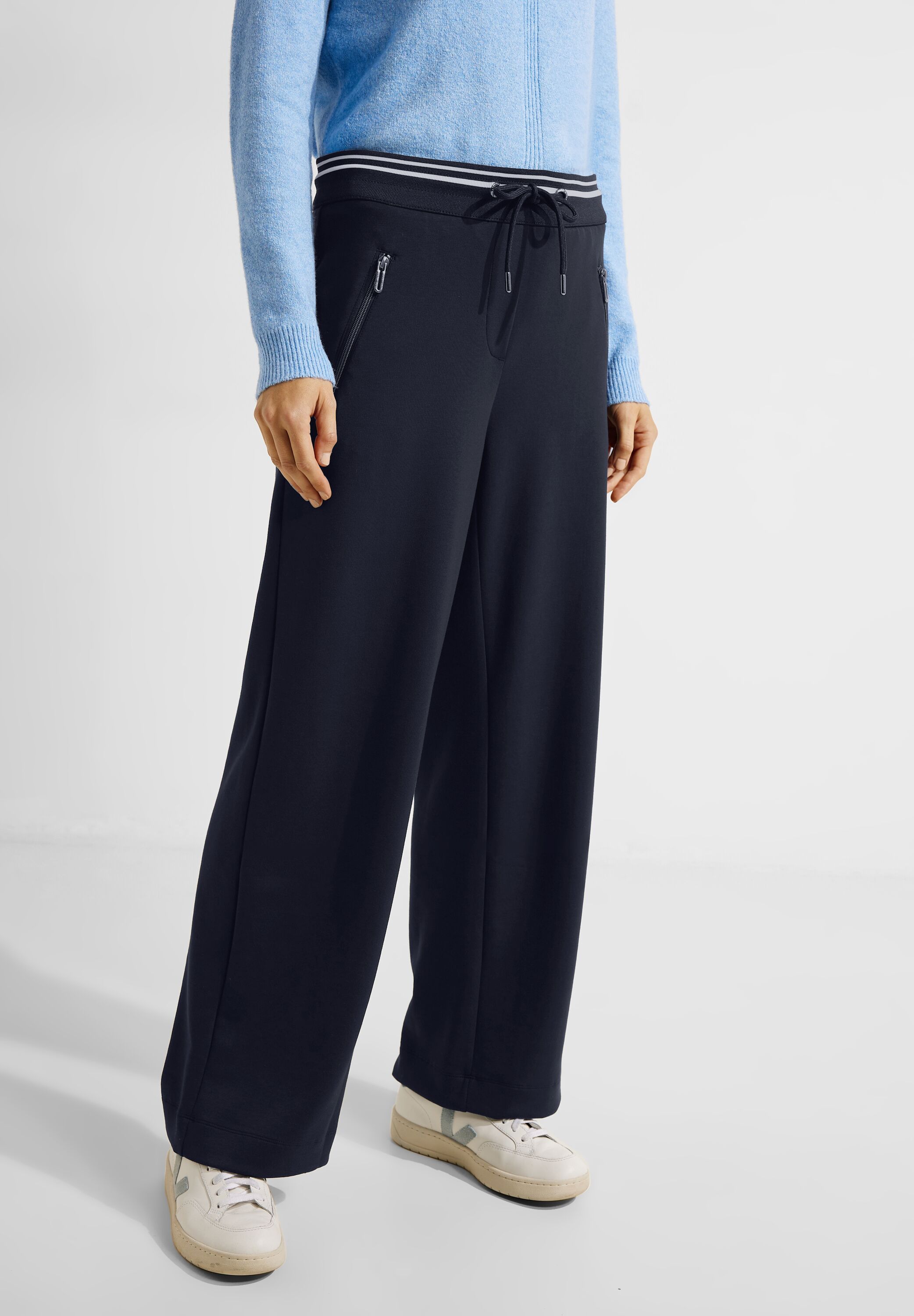 Culotte, mit Wide Legs
