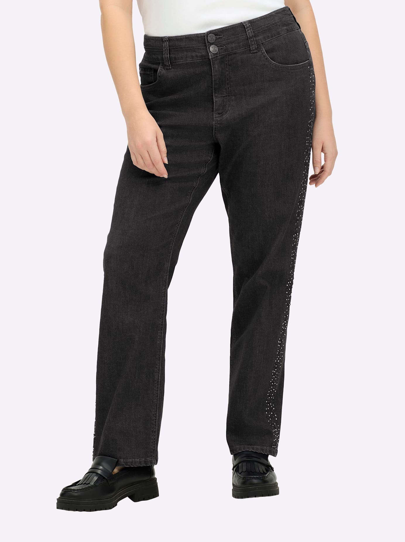Sheego Bequeme Jeans 1 Stk. tlg. günstig online kaufen