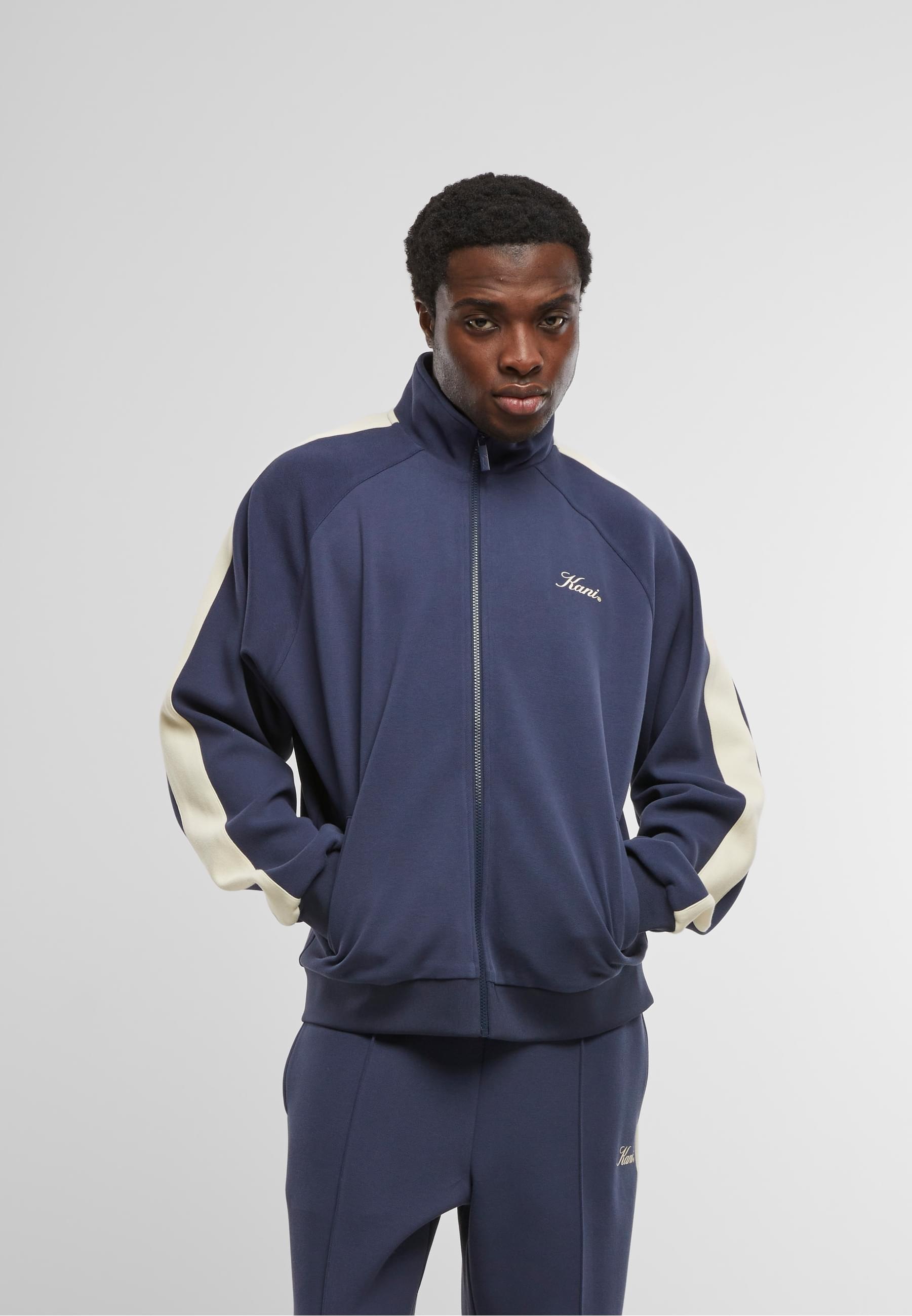 Karl Kani Trainingsjacke »Karl Kani Kani Sidestripe Trackjacket«, (1 St.), ohne Kapuze