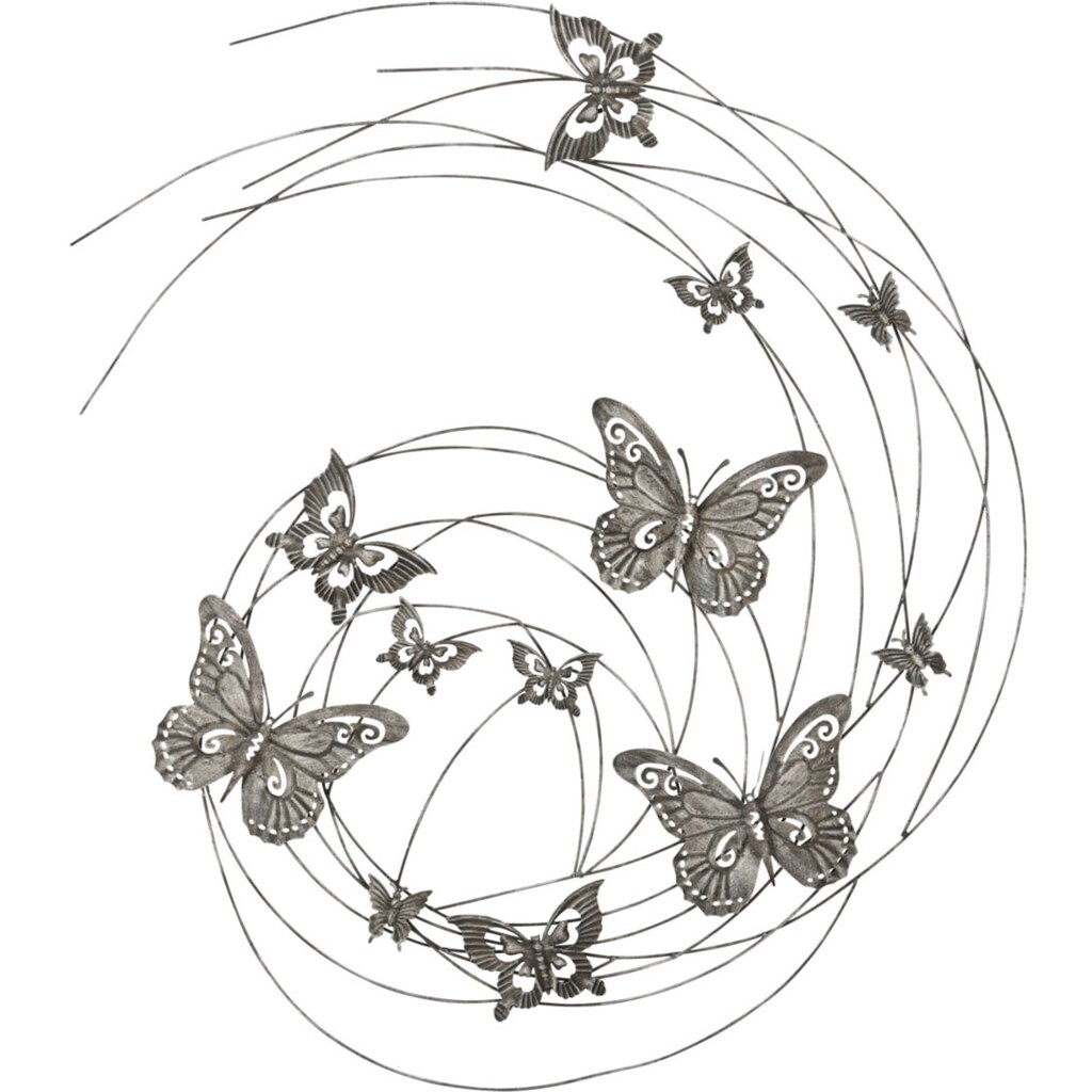 BOLTZE Wanddekoobjekt »Wandobjekt Schmetterlinge«