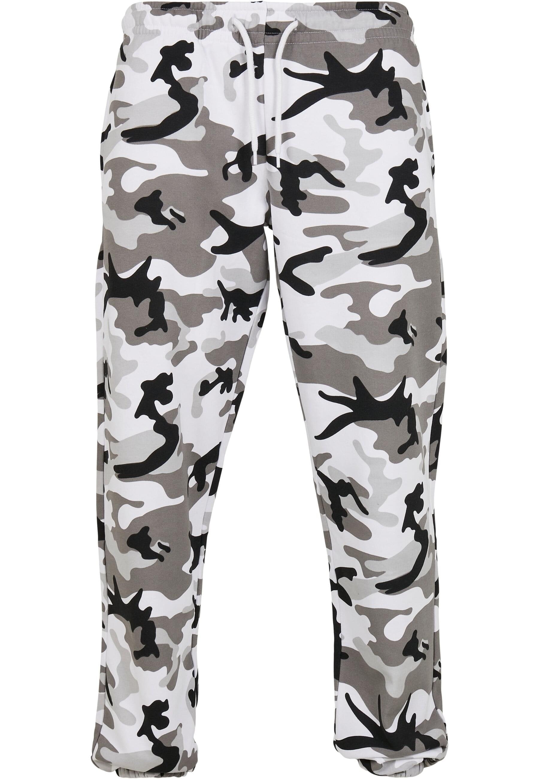 URBAN CLASSICS Stoffhose "Urban Classics Herren Basic Camo Sweatpants 2.0", (1 tlg.)