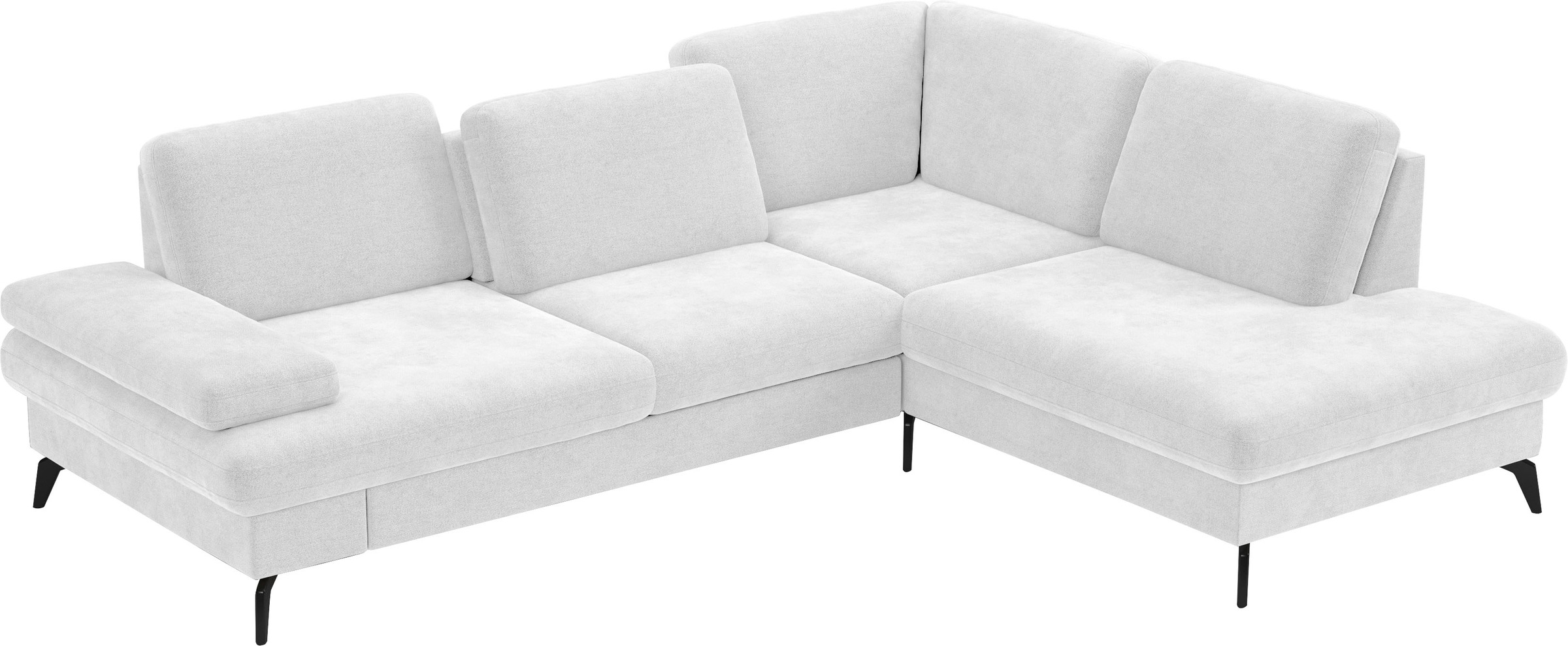sit&more Ecksofa »Morris L-Form, inkl. Sitztiefenverstellung«, wahlweise mit Armteilverstellung, Bettfunktion & Bettkasten