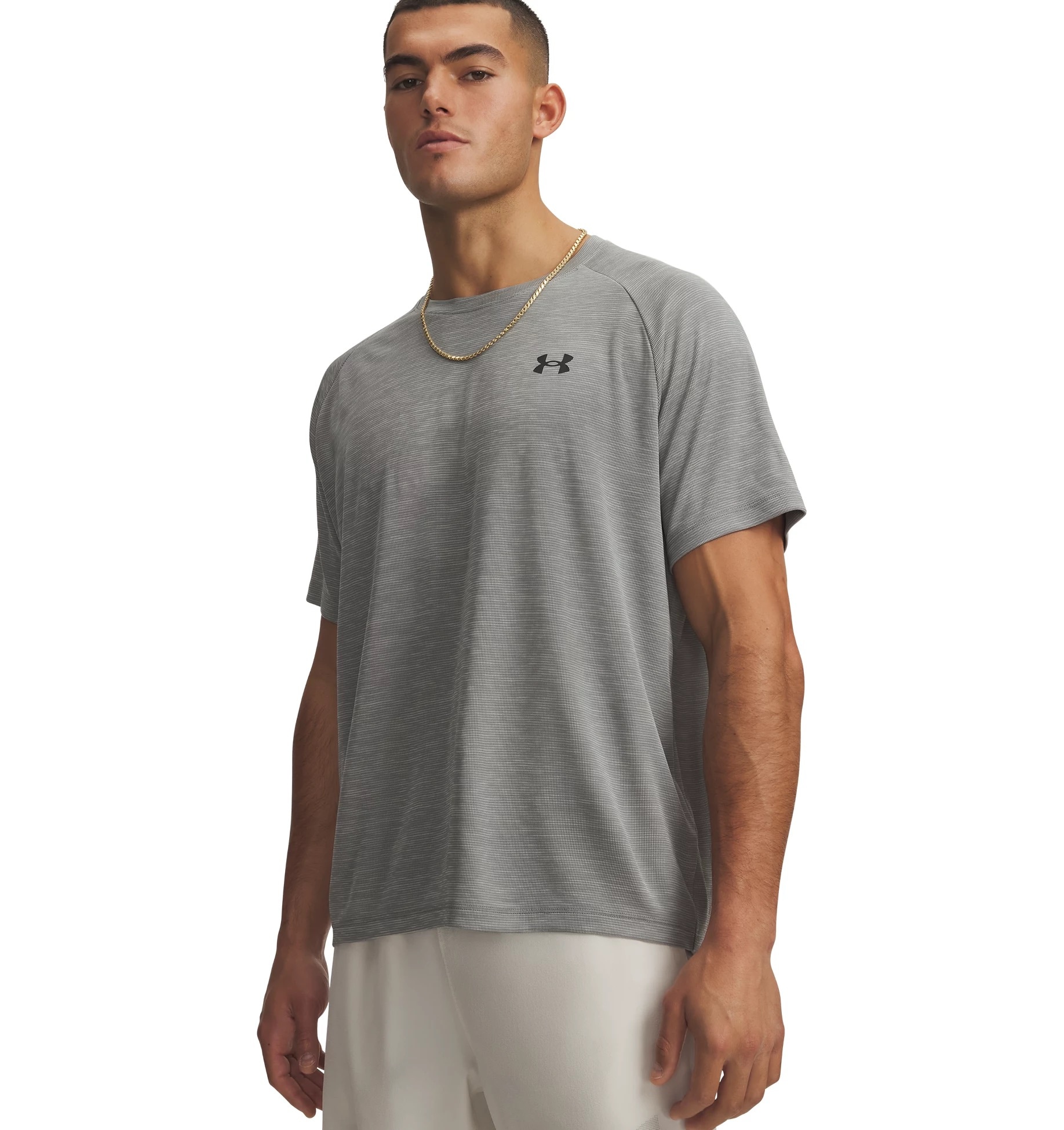 Under Armour Trainingsshirt "UA TECH TEXTURED SS" atmungsaktives Material, lockere Passform, mit Kurzarm