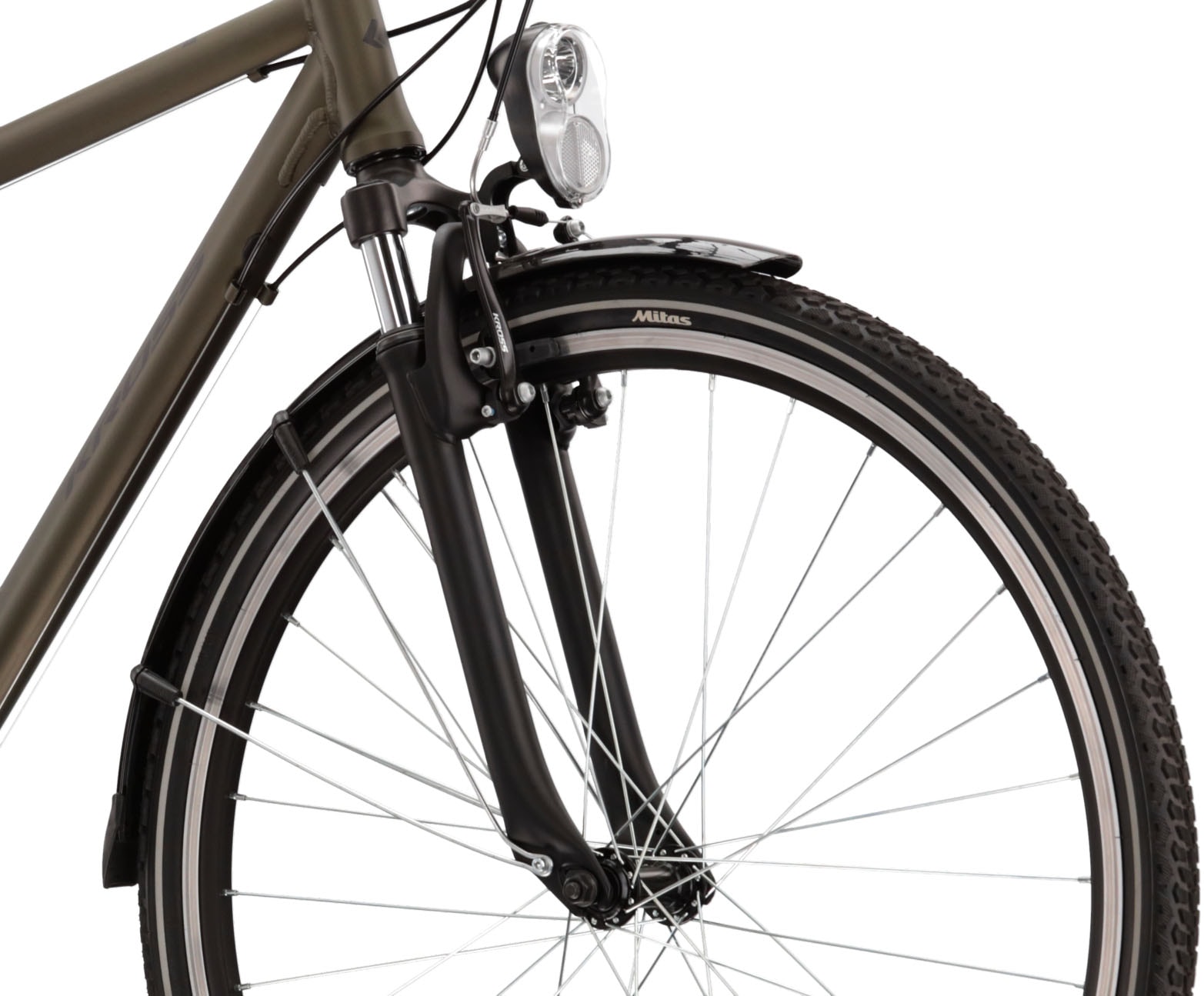 Kross Trekkingrad »KROSS Trekkingrad Trans 1.0 28" khaki«, 21 Gang, RDM41 Schaltwerk, Kettenschaltung