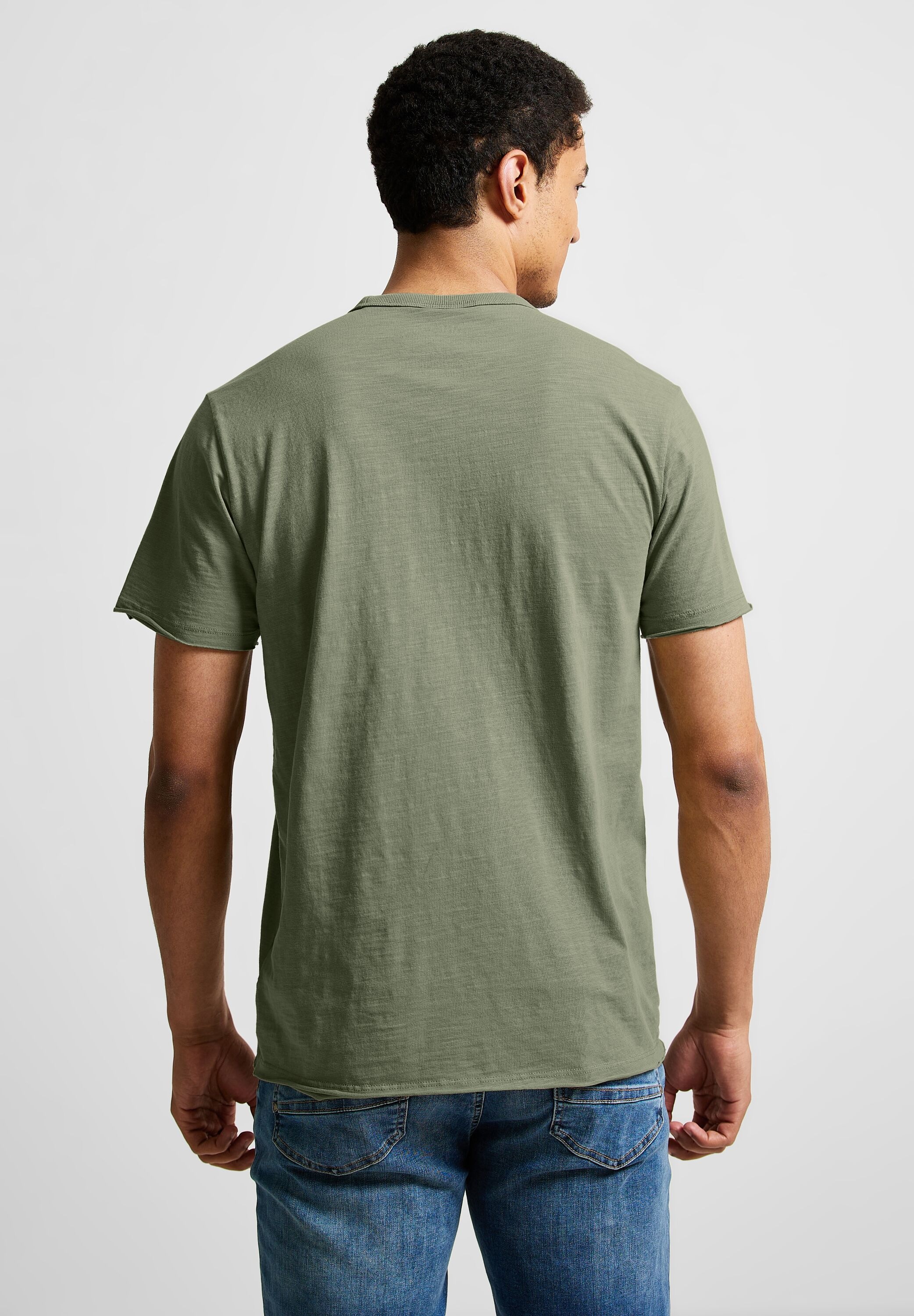STREET ONE MEN T-Shirt, | mit Rundhalsausschnitt ▷ für BAUR