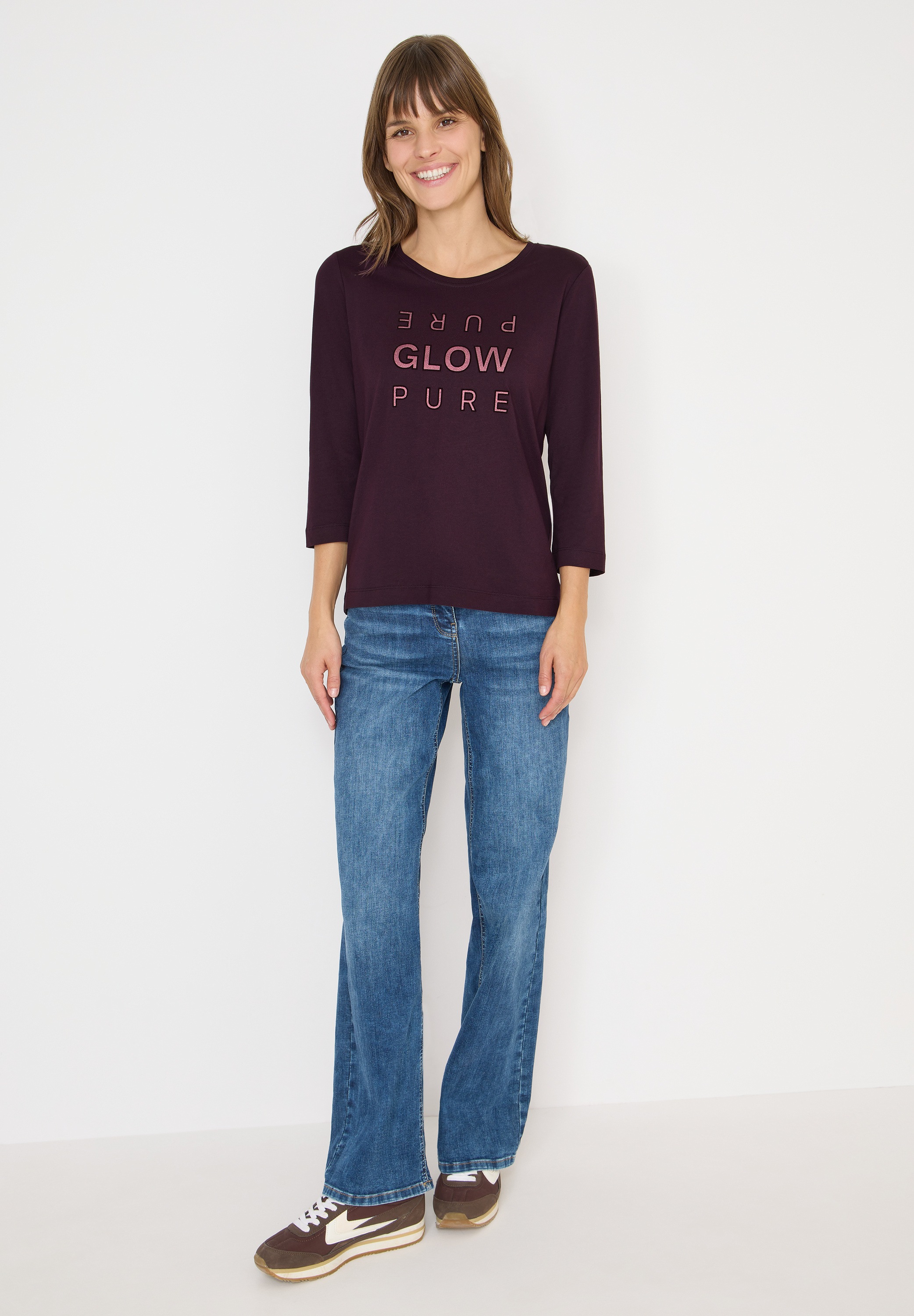 Thumbnail - Cecil 3/4-Arm-Shirt im soften Baumwoll-Mix