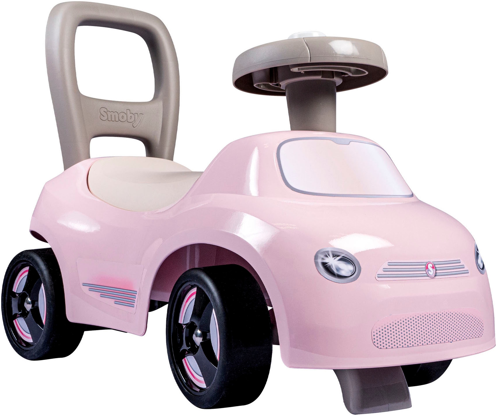 Smoby Rutscherauto »Rutschauto Rosa«, auch als Lauflernhilfe nutzbar; Made in Europe