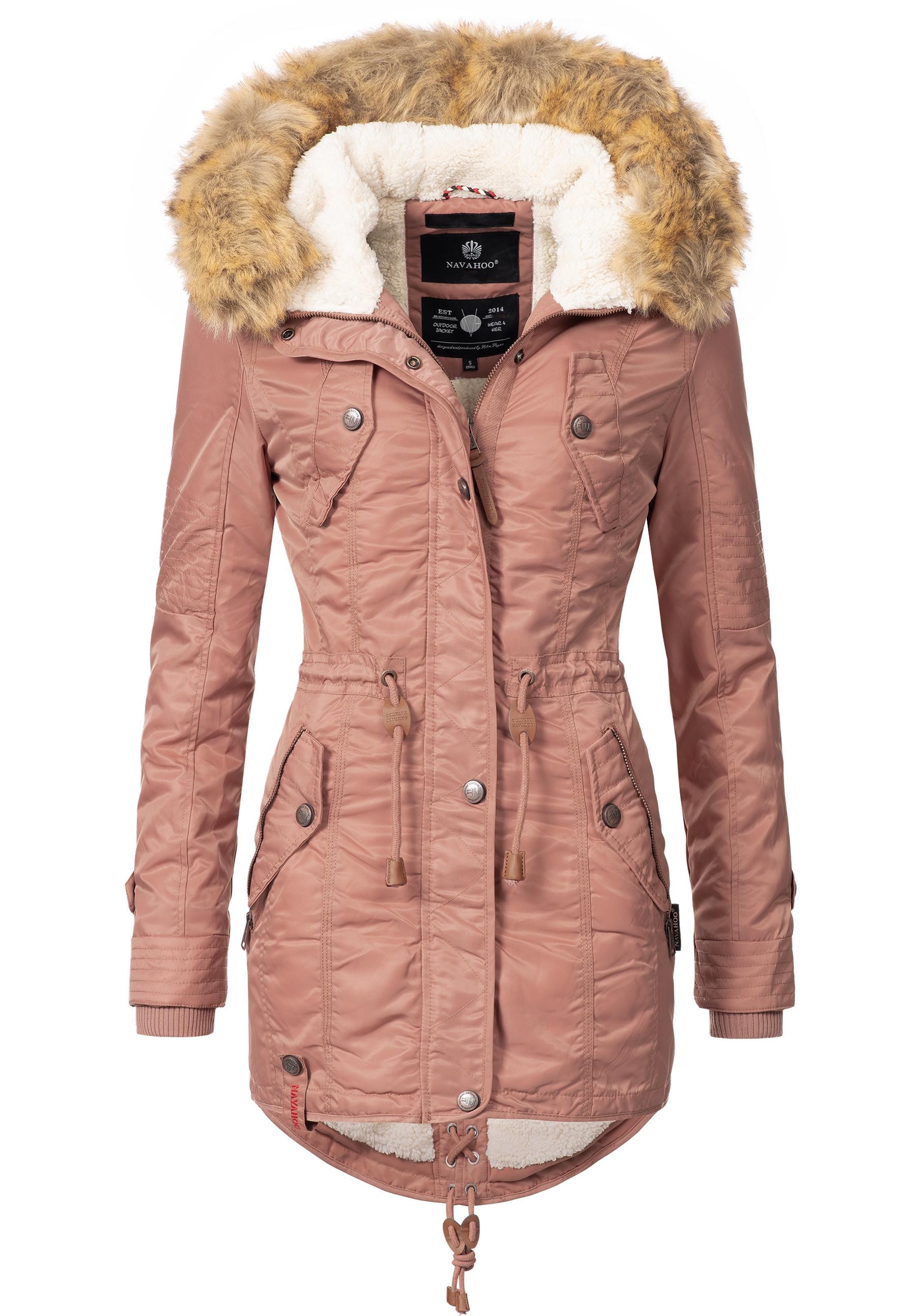 Navahoo Damen Parka | für inkl. Regenschirm BAUR Einkaufstasche Wintermantel und Warmer bestellen »Cosimaa«,