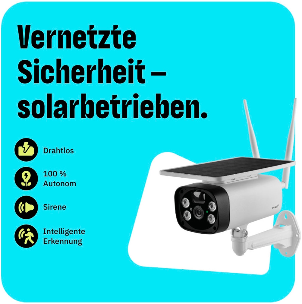 Netatmo Überwachungskamera »Solar OMA-OSC-01-EU Solar mit Akku«, Außenbereich