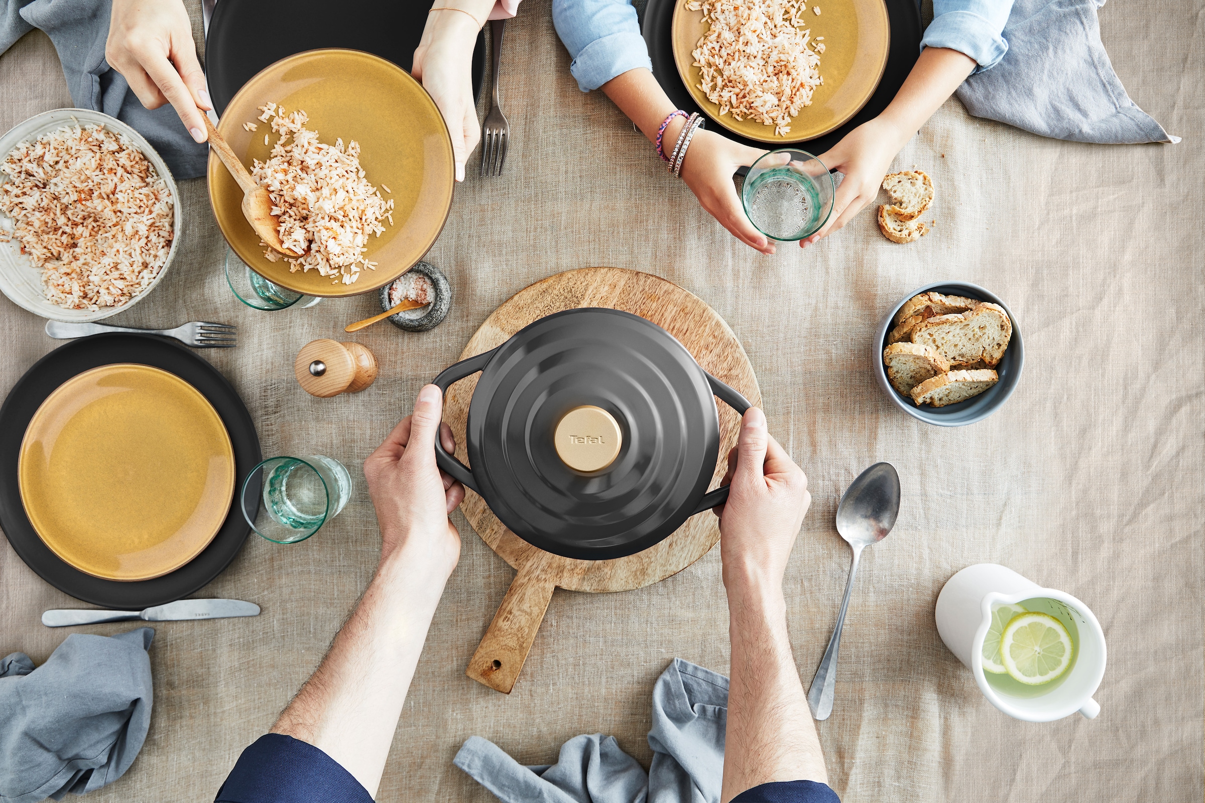 Tefal Kochtopf »Air« 2 Stk. tlg. Aluminiumguss